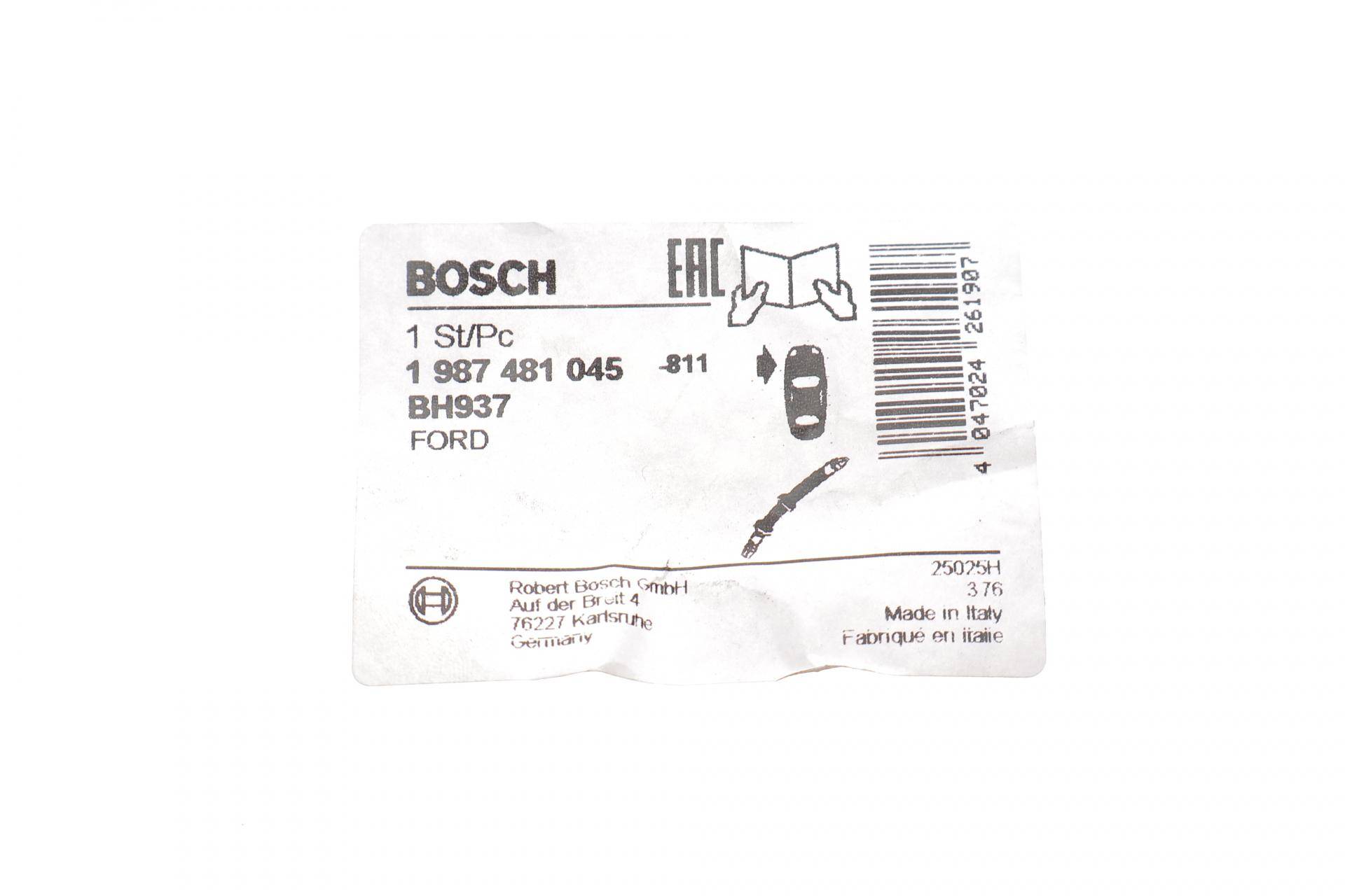 Шланг гальмівний (передній) Ford Transit 00-06 (L) (L=463mm)