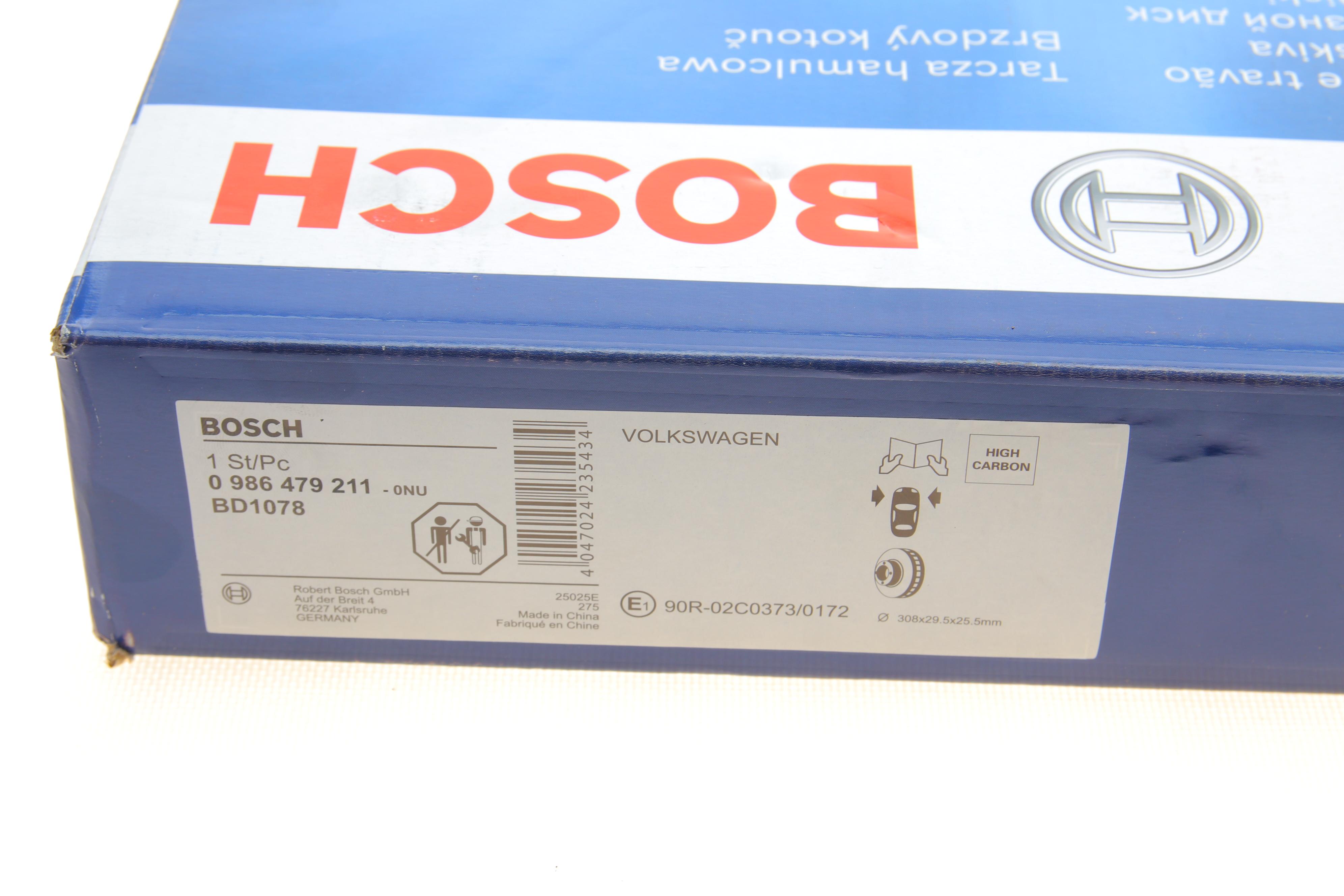 Диск гальмівний (передній) VW T5/T6/Touareg 02- (308x29.5) (вентильований)