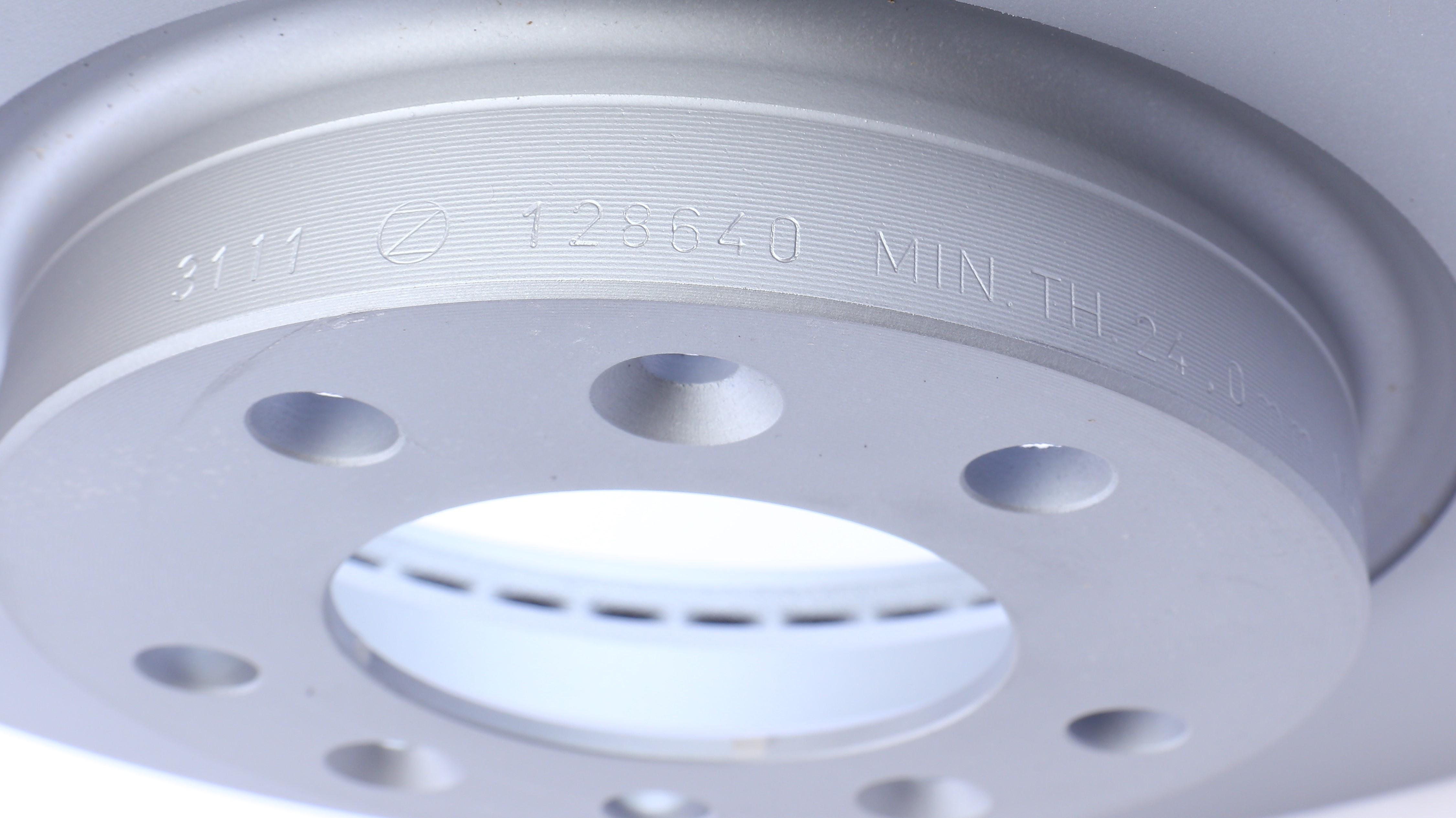 Диск гальмівний (передній) Peugeot 407 04-10/Opel Combo 18- /508 10-18 (283x26) (з покр.) (вентильований)