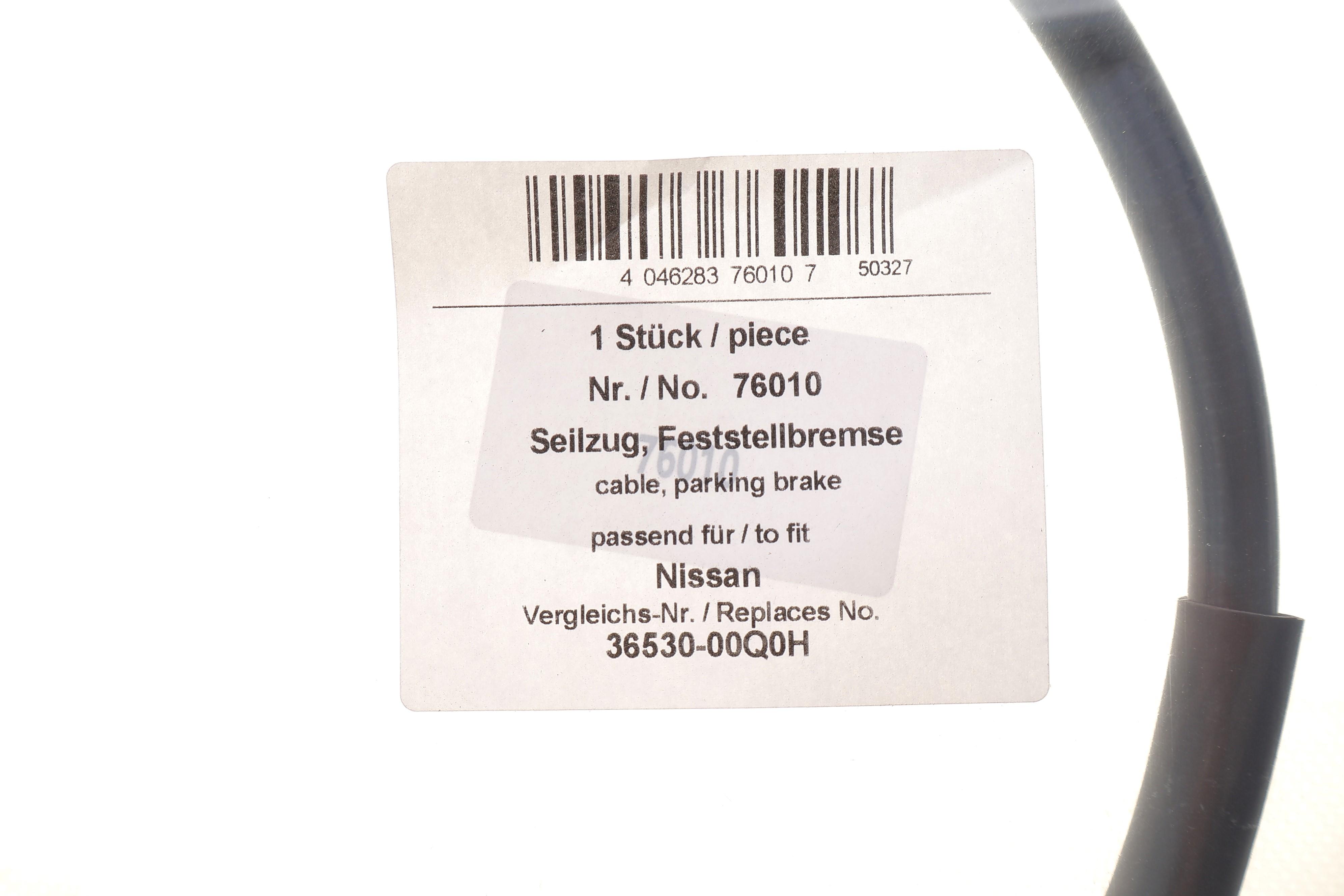 Трос ручника Renault Master 2.3dCi 10-(1545mm)