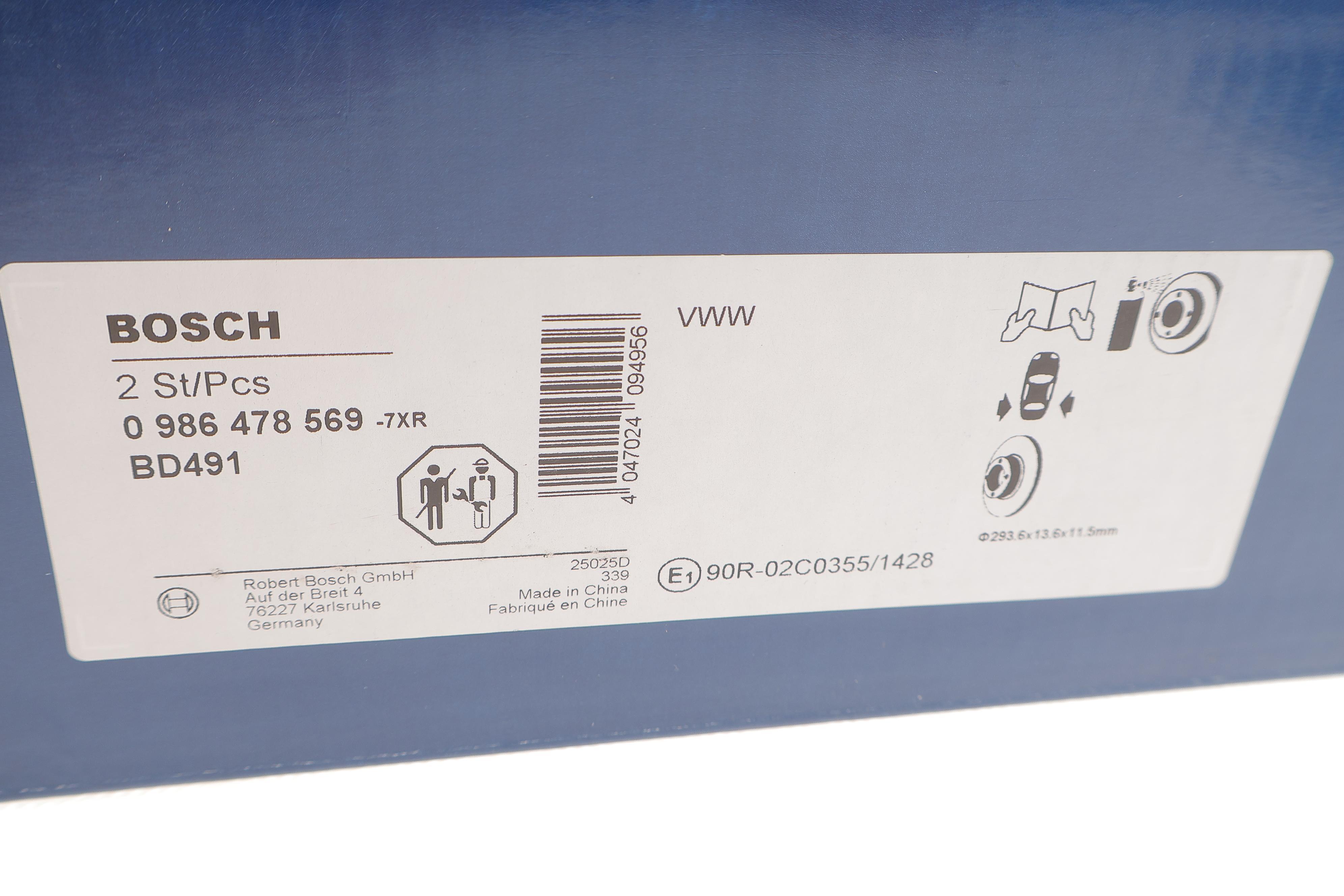 Диск гальмівний (задній) Ford Galaxy 00-06/VW Sharan 97-10/T4 90-03 (294x13.6) (з покриттям) (повний)