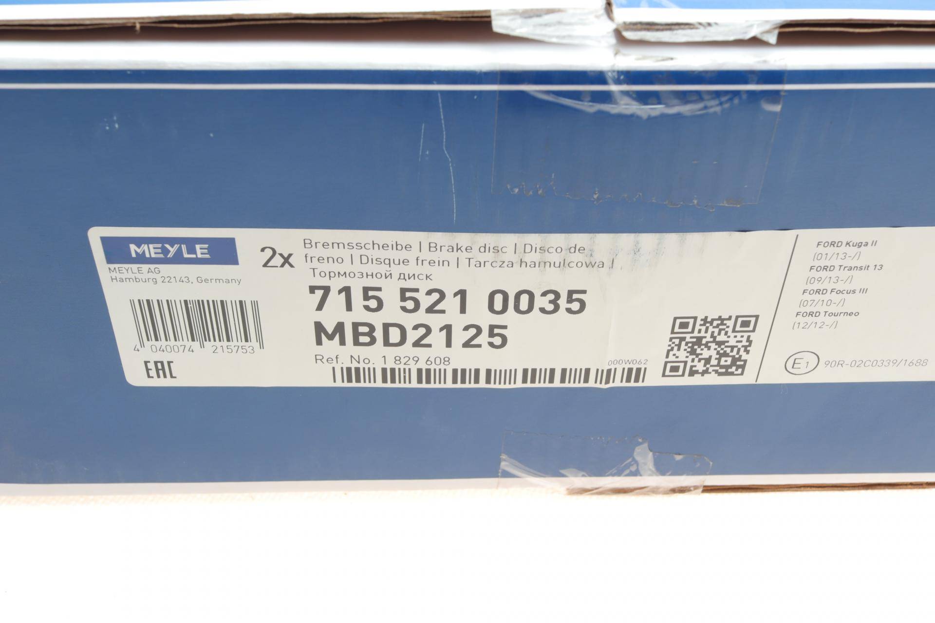 Диск гальмівний (передній) Ford Focus/ Kuga II 07-/Connect 13- (320x25)