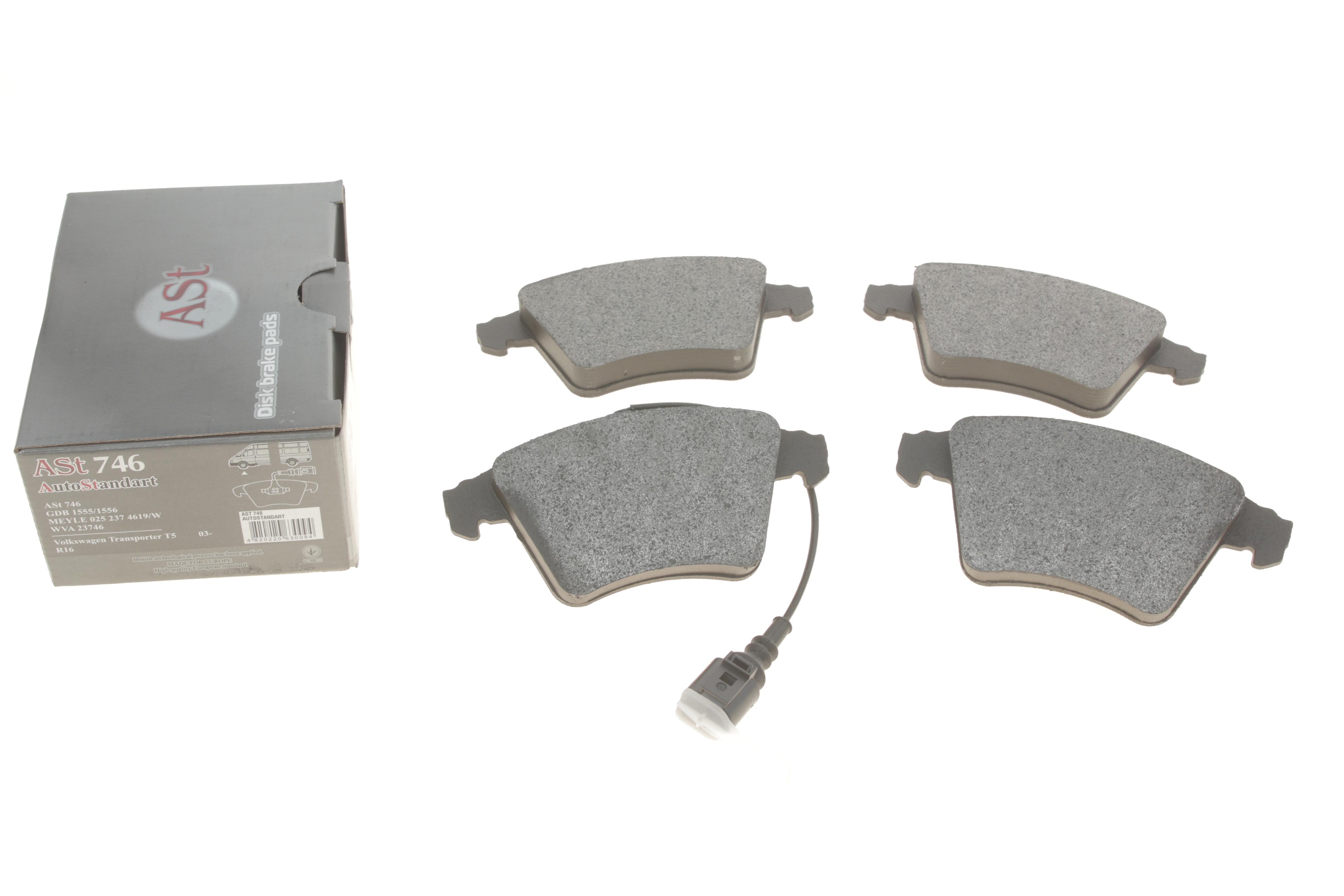 Колодки гальмівні (передні) VW T5 03- (з датчиком)