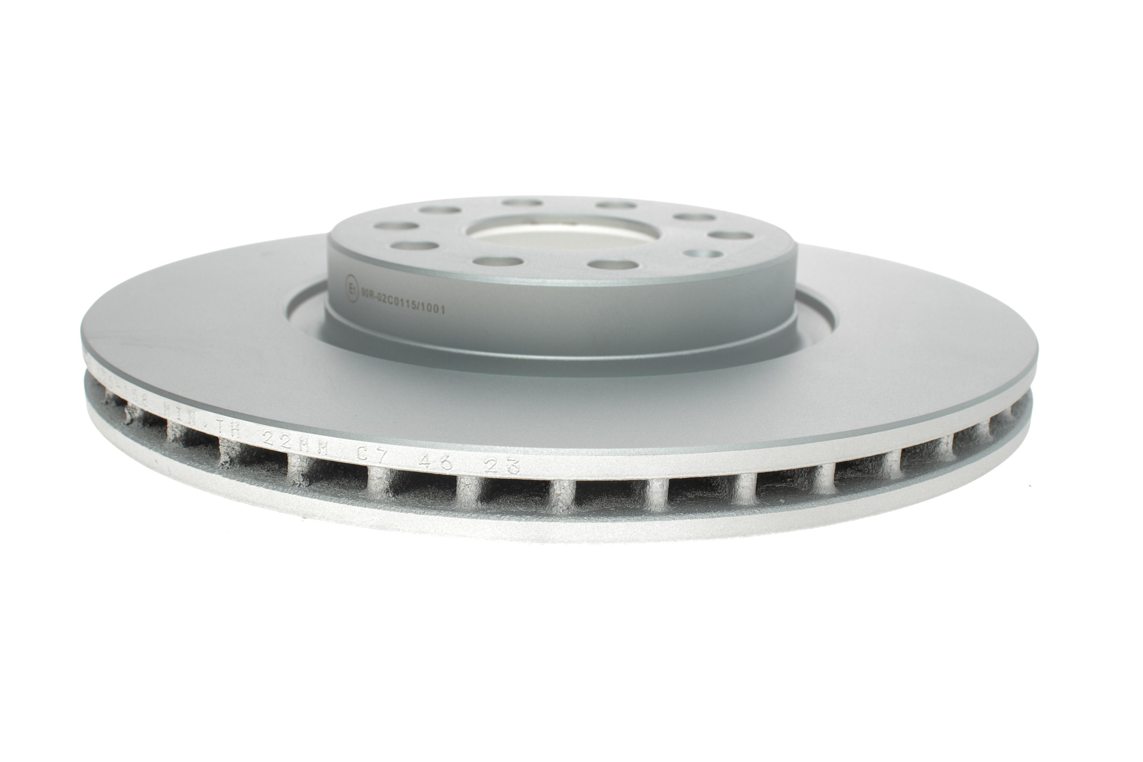 Диск гальмівний (передній) Audi A3/Skoda Octavia/SuperB/VW Passat B6/B8 03- (312x25) (з покр.)(вент.)