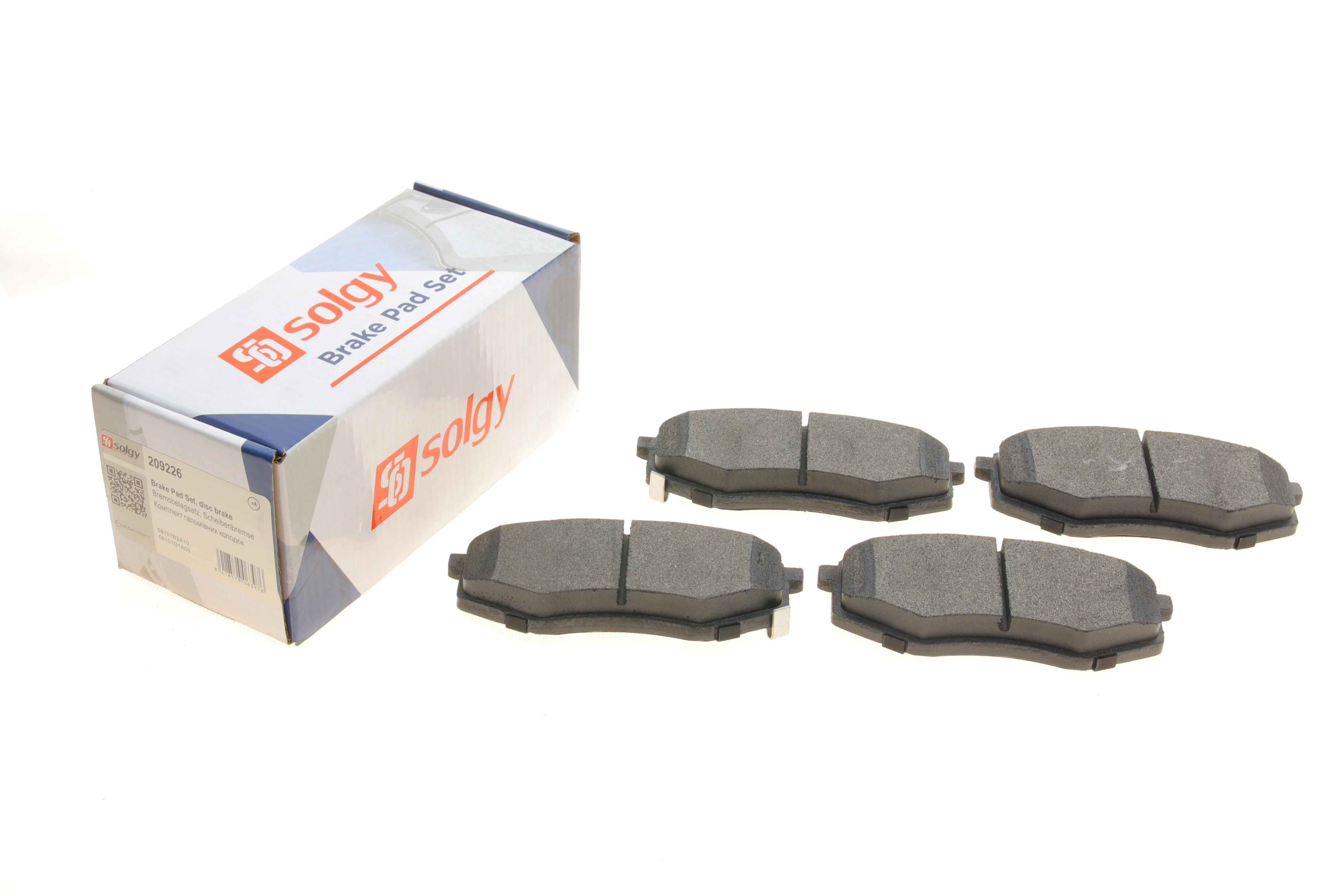 Колодки гальмівні (передні) Hyundai ix20/Kia Soul II 10-