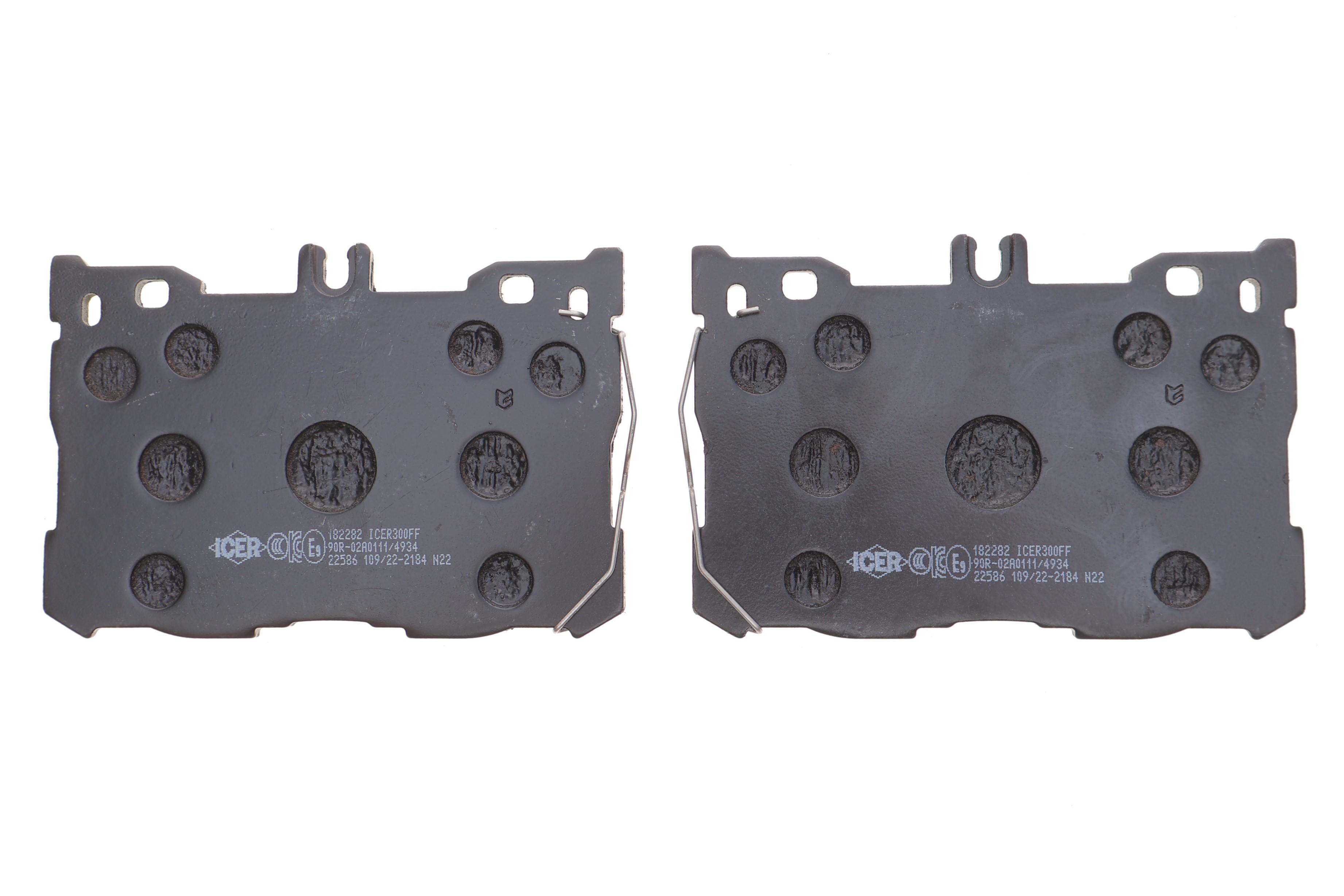 Колодки гальмівні (передні) MB C-class (W205)/E-class (W213/C238)/GLC-class (X253)/CLS (C257) 15-