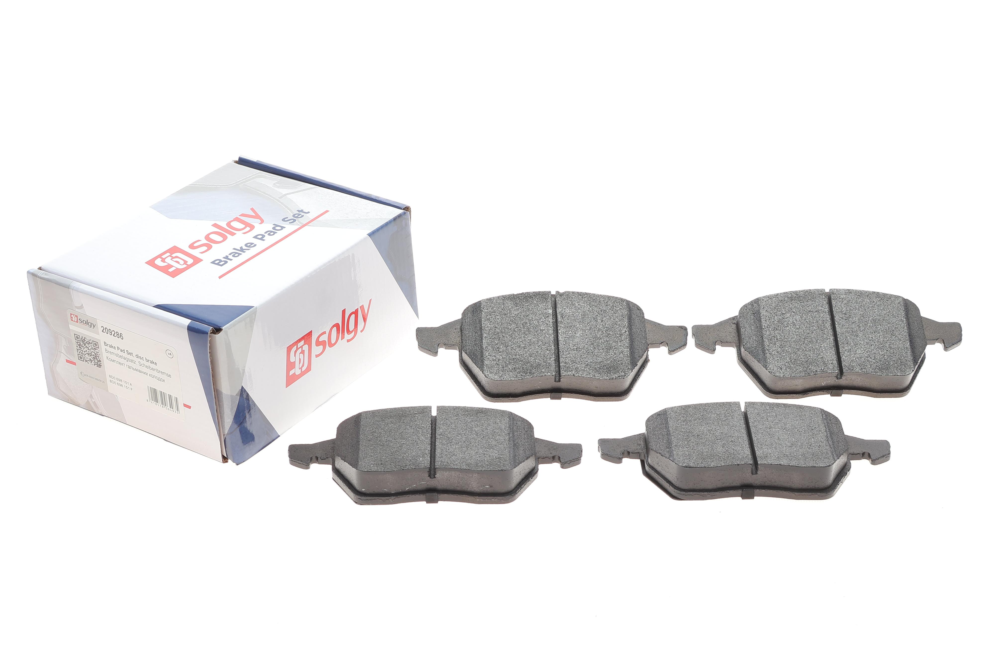 Колодки гальмівні (передні) Audi A4/VW Passat 1.6-2.8 95-01