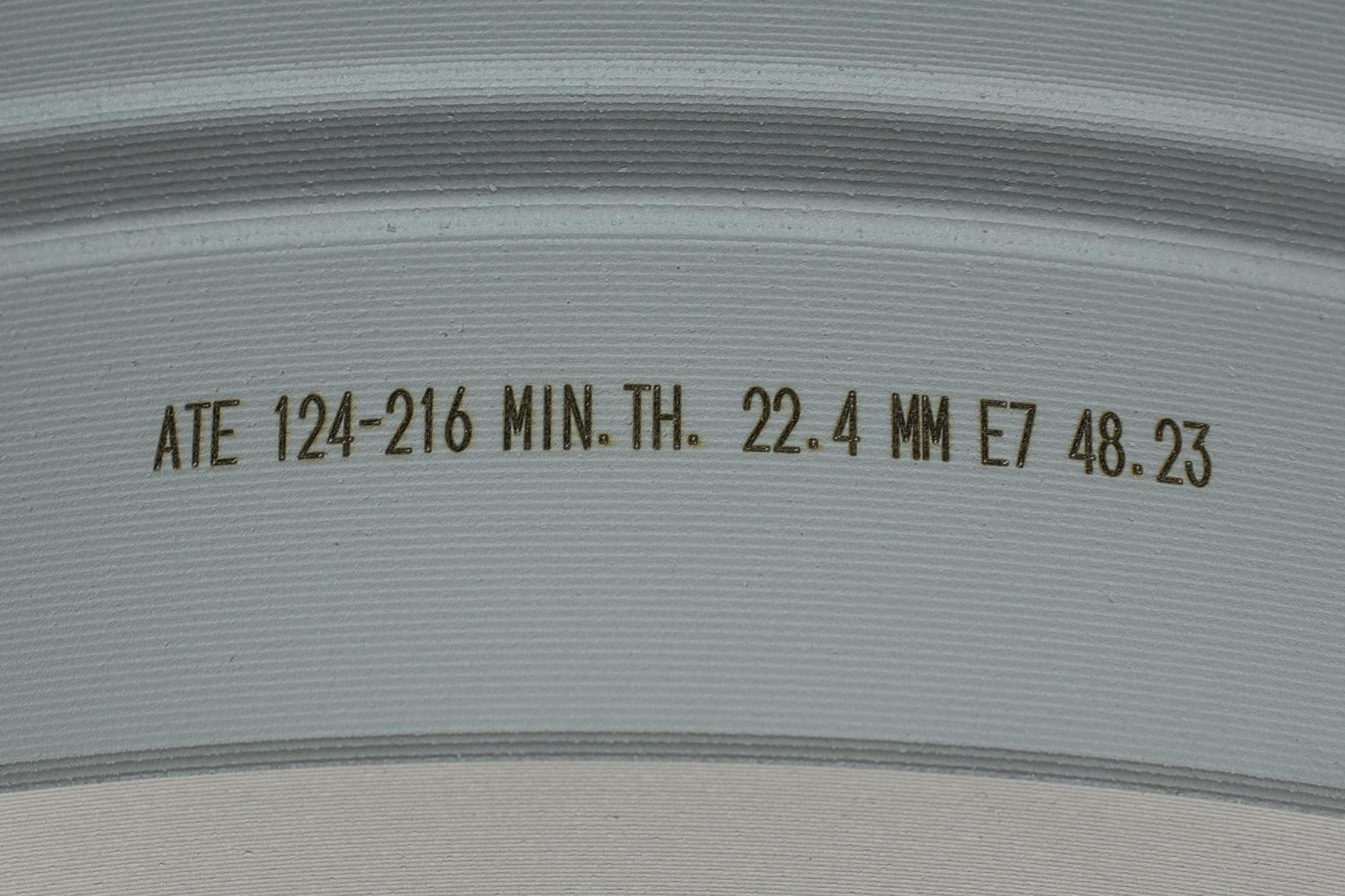 Диск гальмівний (задній) BMW X5 (E70/F15/F85)/X6 (E71/E72/F16/F86) 07- (345x24) (з покр.) (вент.)