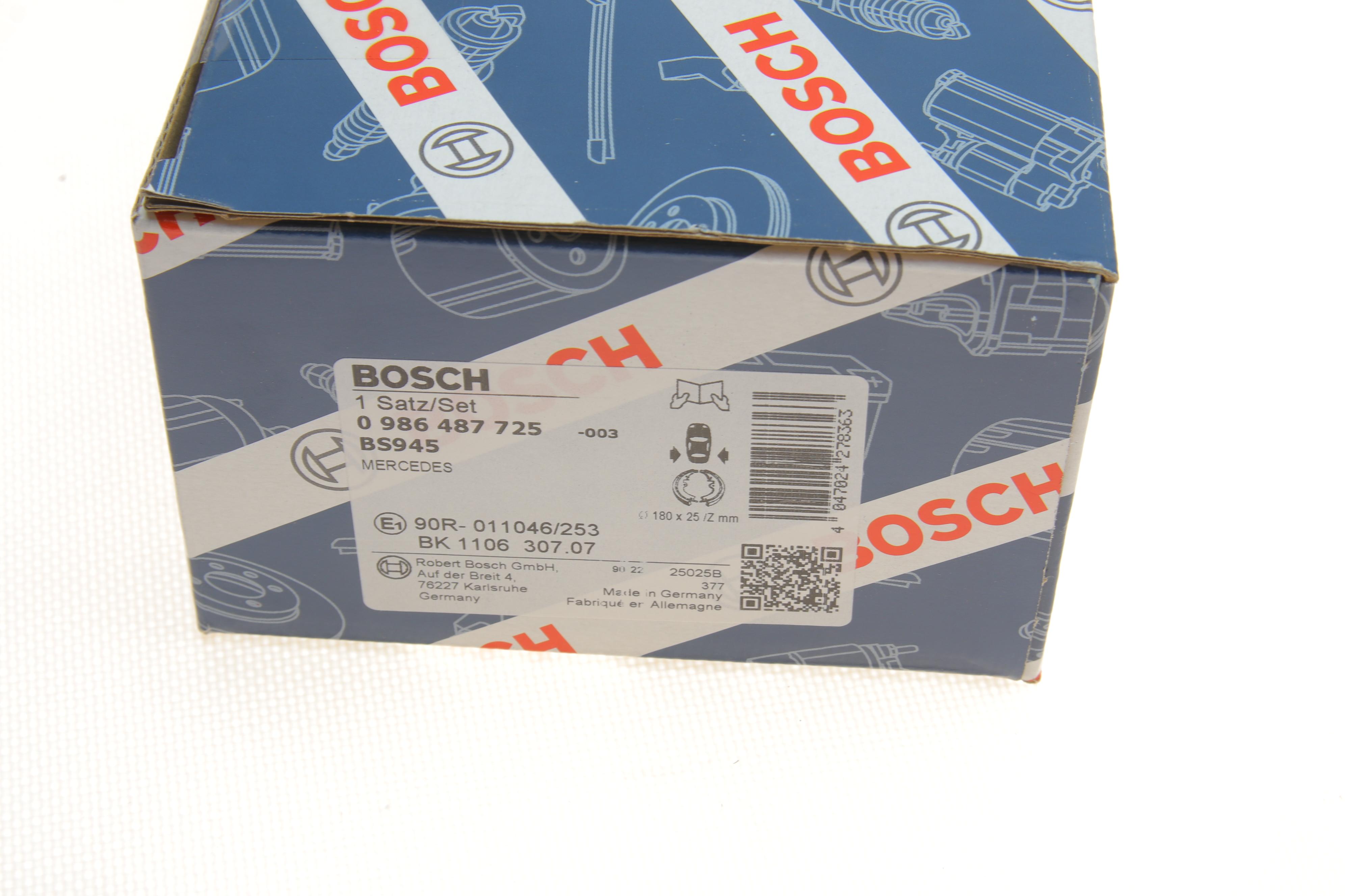 Колодки ручника MB S-class (W221/C216) 05-13 (180x25) (к-кт)