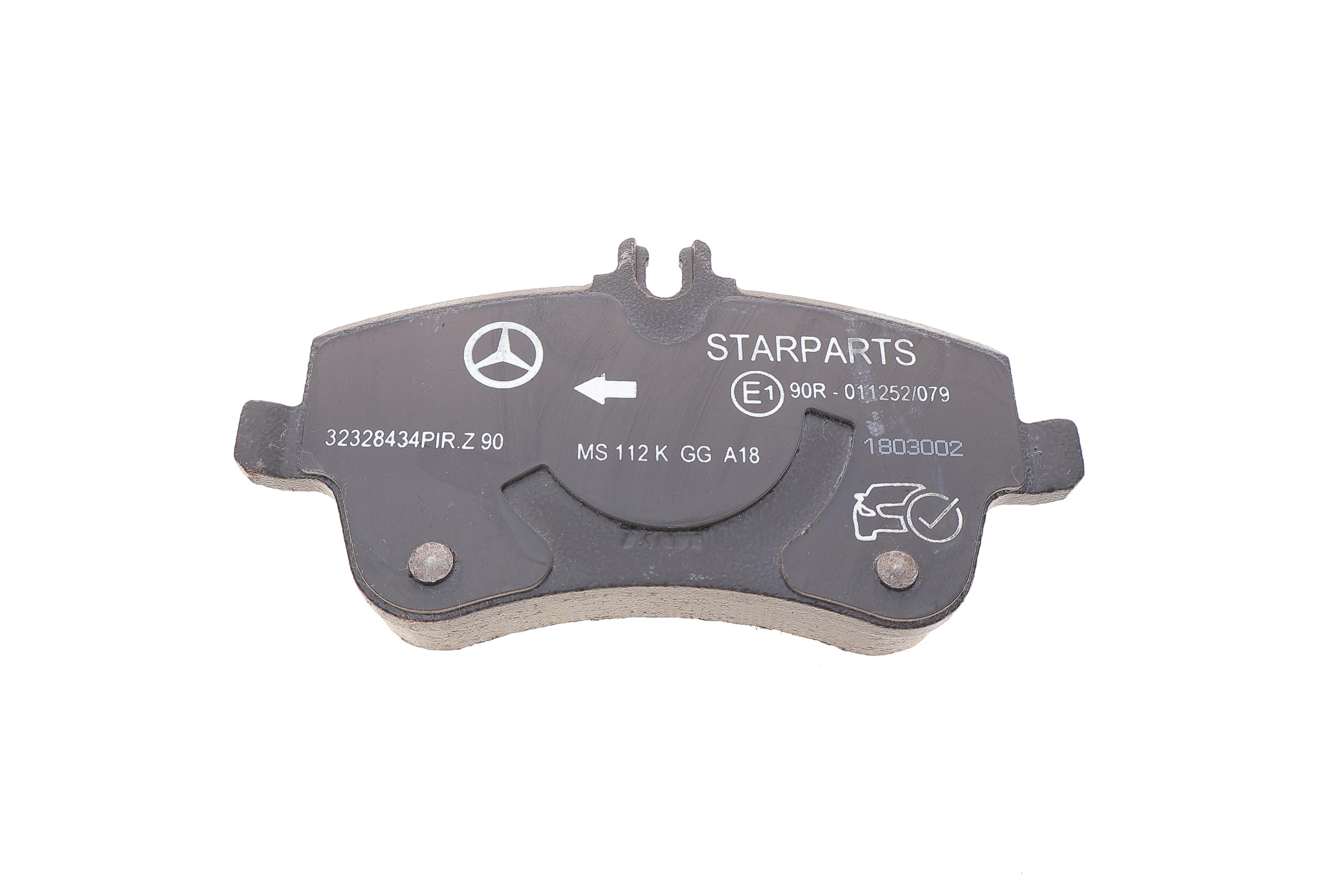 Колодки гальмівні (передні) MB C-class (W203/CL203/S203) 00-11