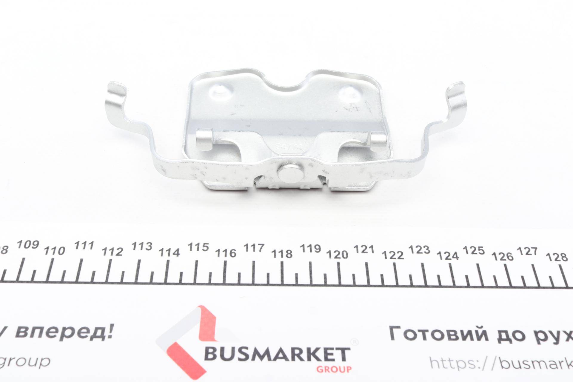 Планка супорта (переднього) прижимна (к-кт) BMW X5/X6 06- (Ate)