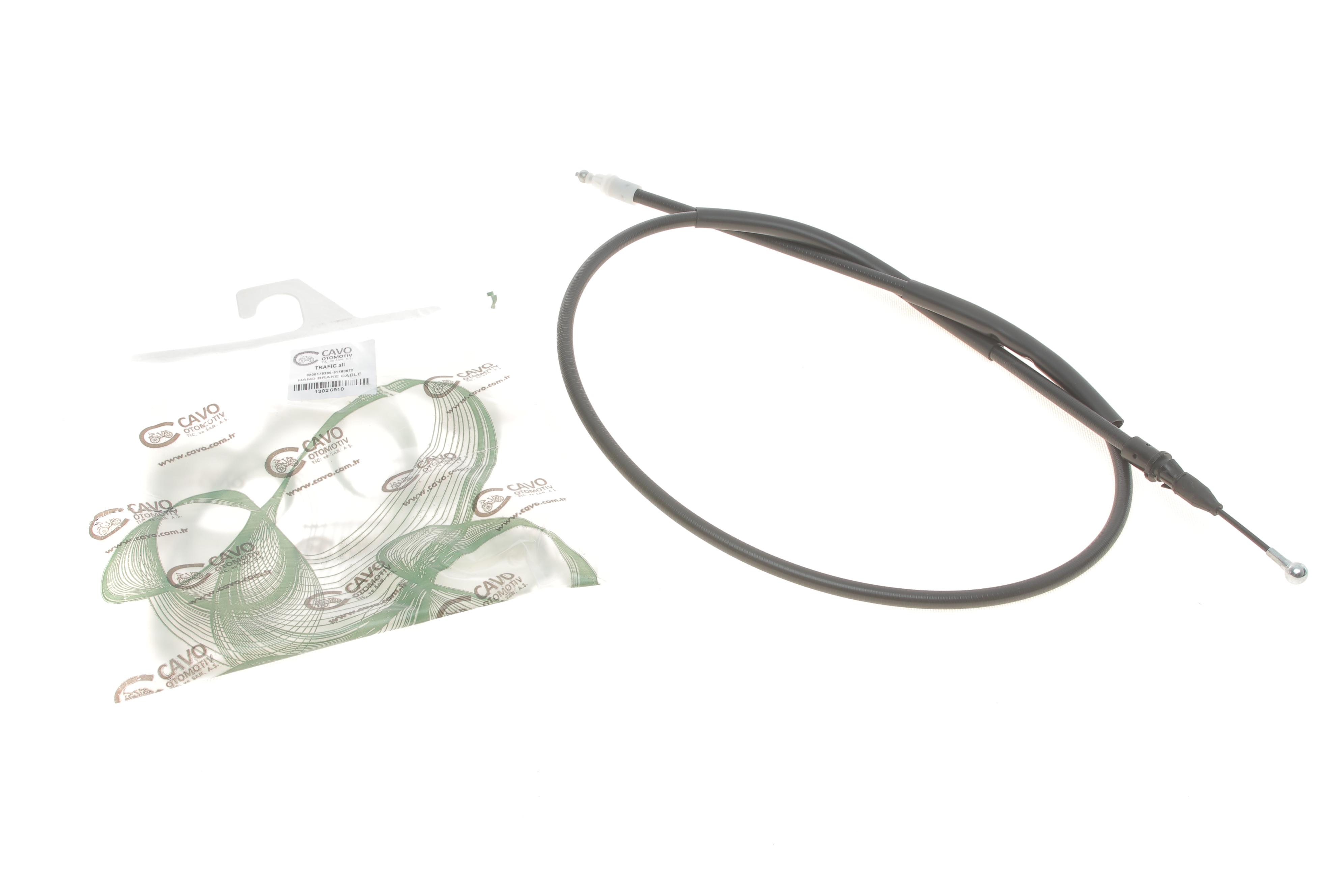 Трос ручника (R) Renault Trafic/Opel Vivaro/Nissan Primastar 01-02 (1503/1365 мм)