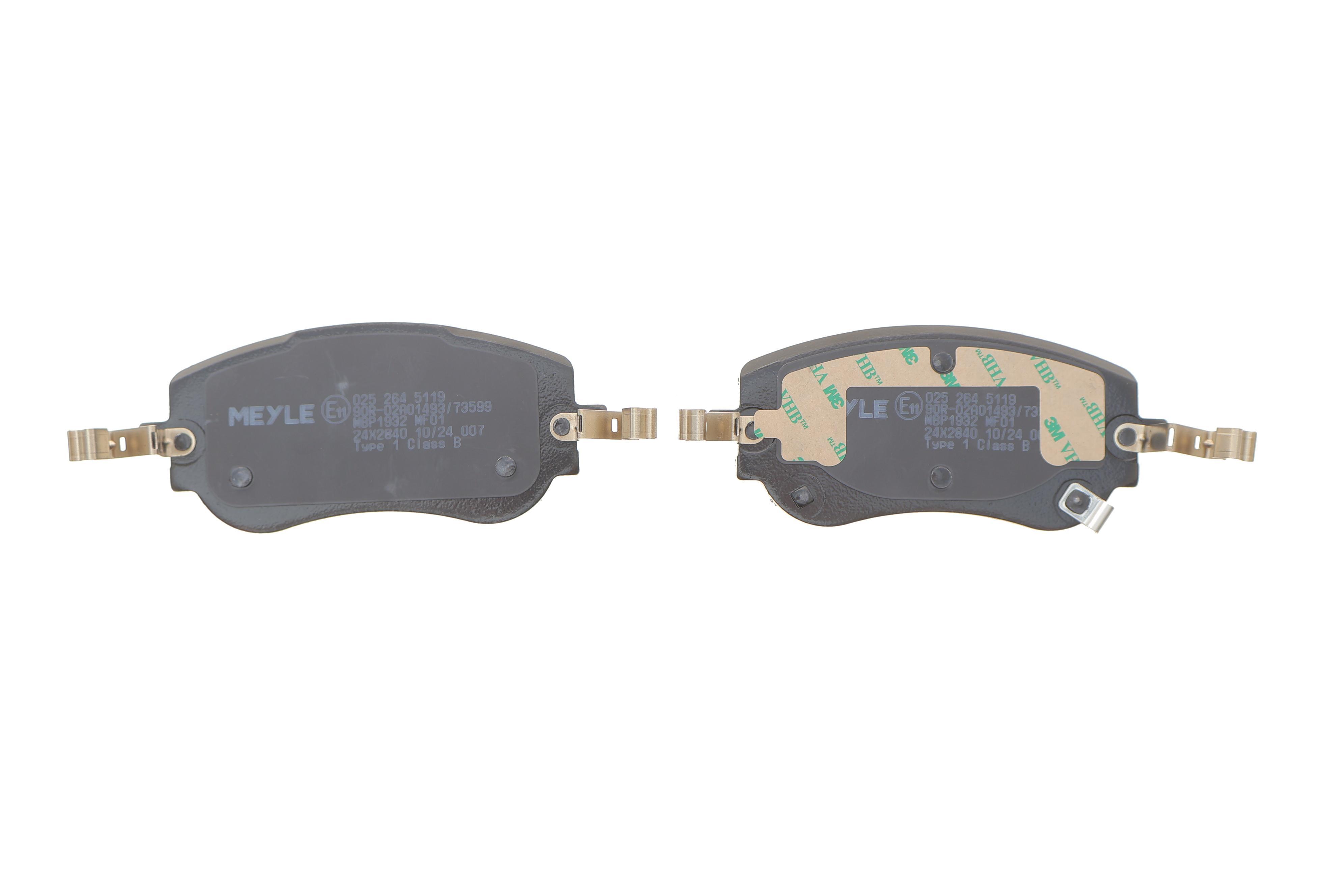 Колодки гальмівні (передні) Fiat 500 II Electric 12-/500 e 20-/Tipo 15-