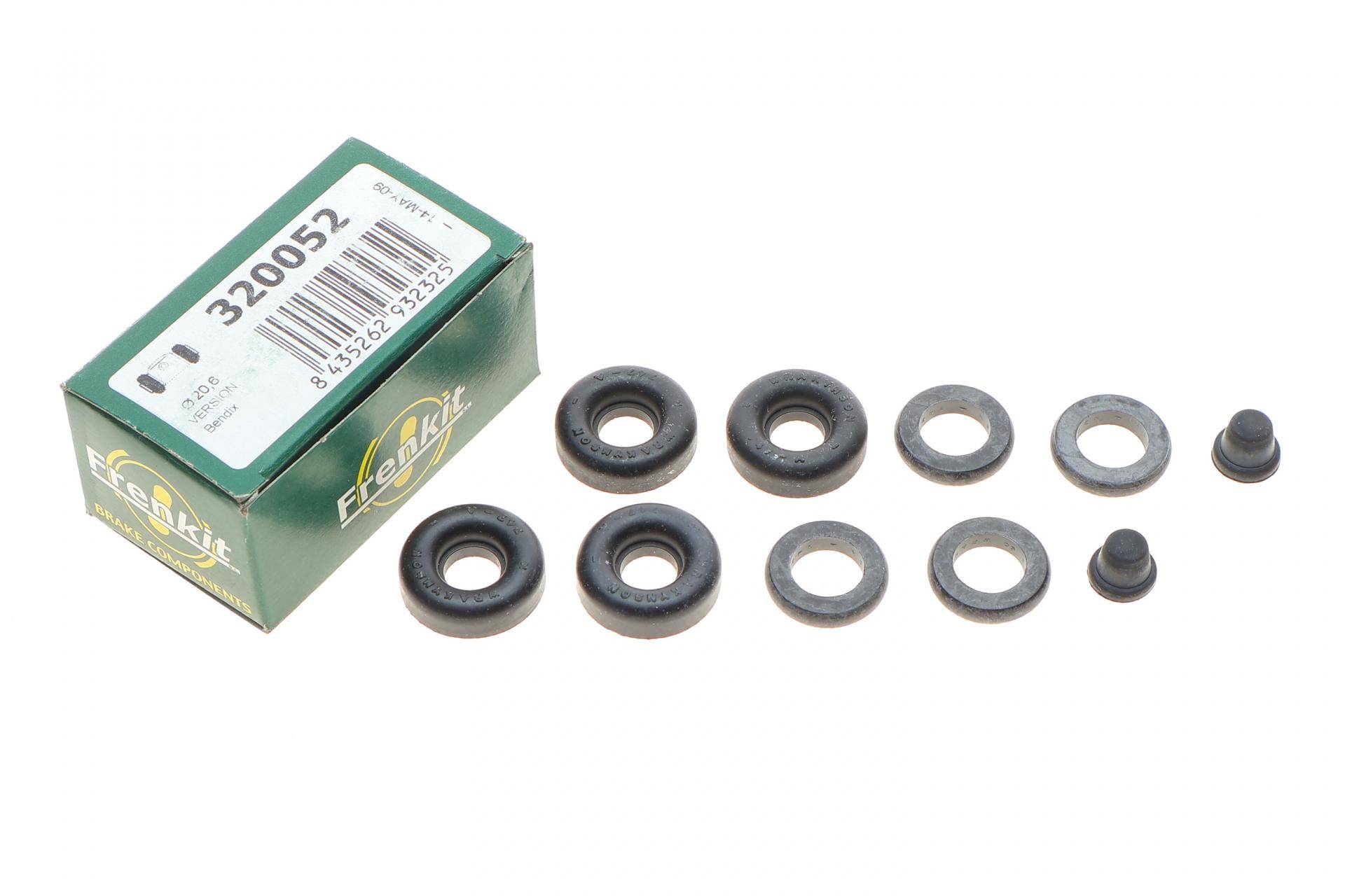 Ремкомплект циліндра гальмівного (заднього) Lada Niva/Nova/Samara 81- (d=20.6mm) (Bendix)(к-кт на 2)