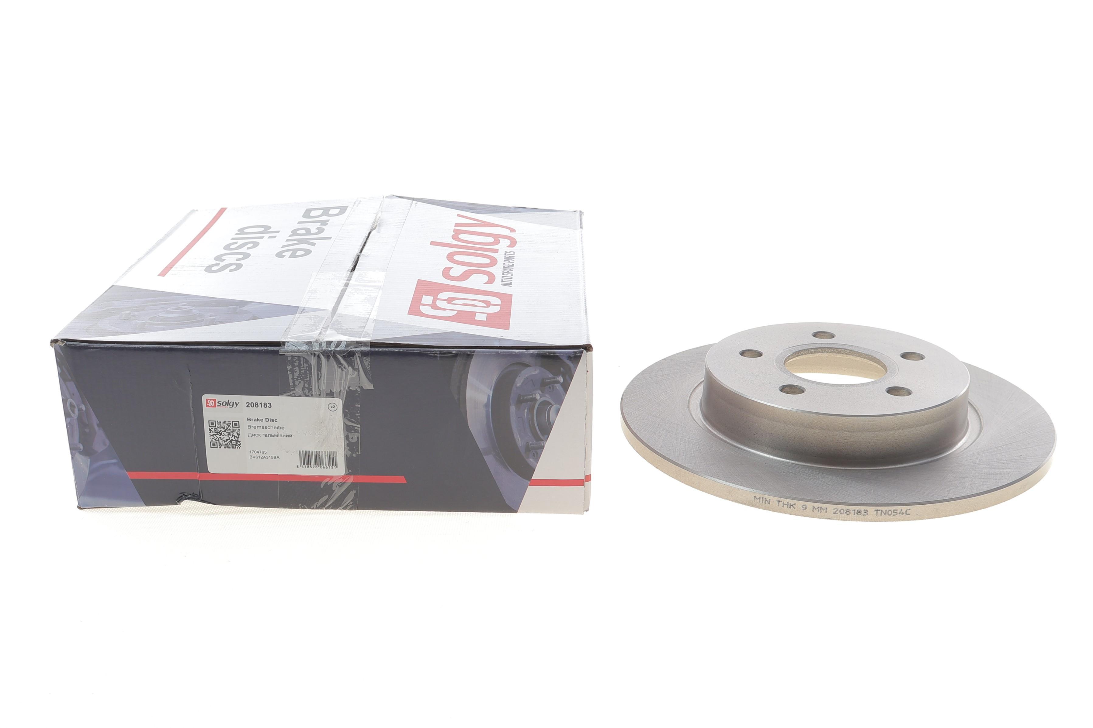 Диск гальмівний (задній) Ford Focus III 10- (271x11)