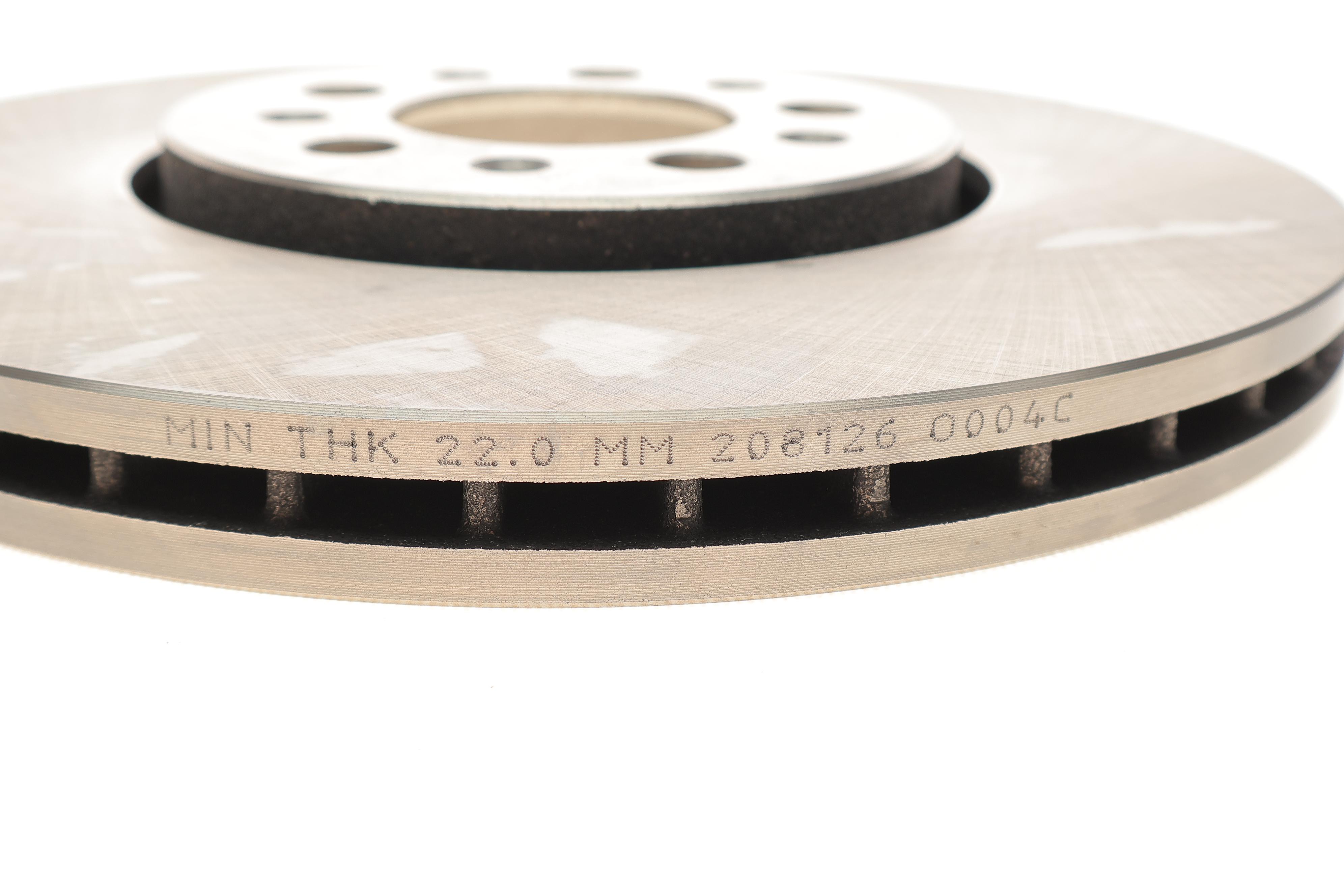 Диск гальмівний (передній) Skoda Fabia 99-/Octavia 96-/Roomster 06-/Rapid 12- VW Bora/Golf (288x25)