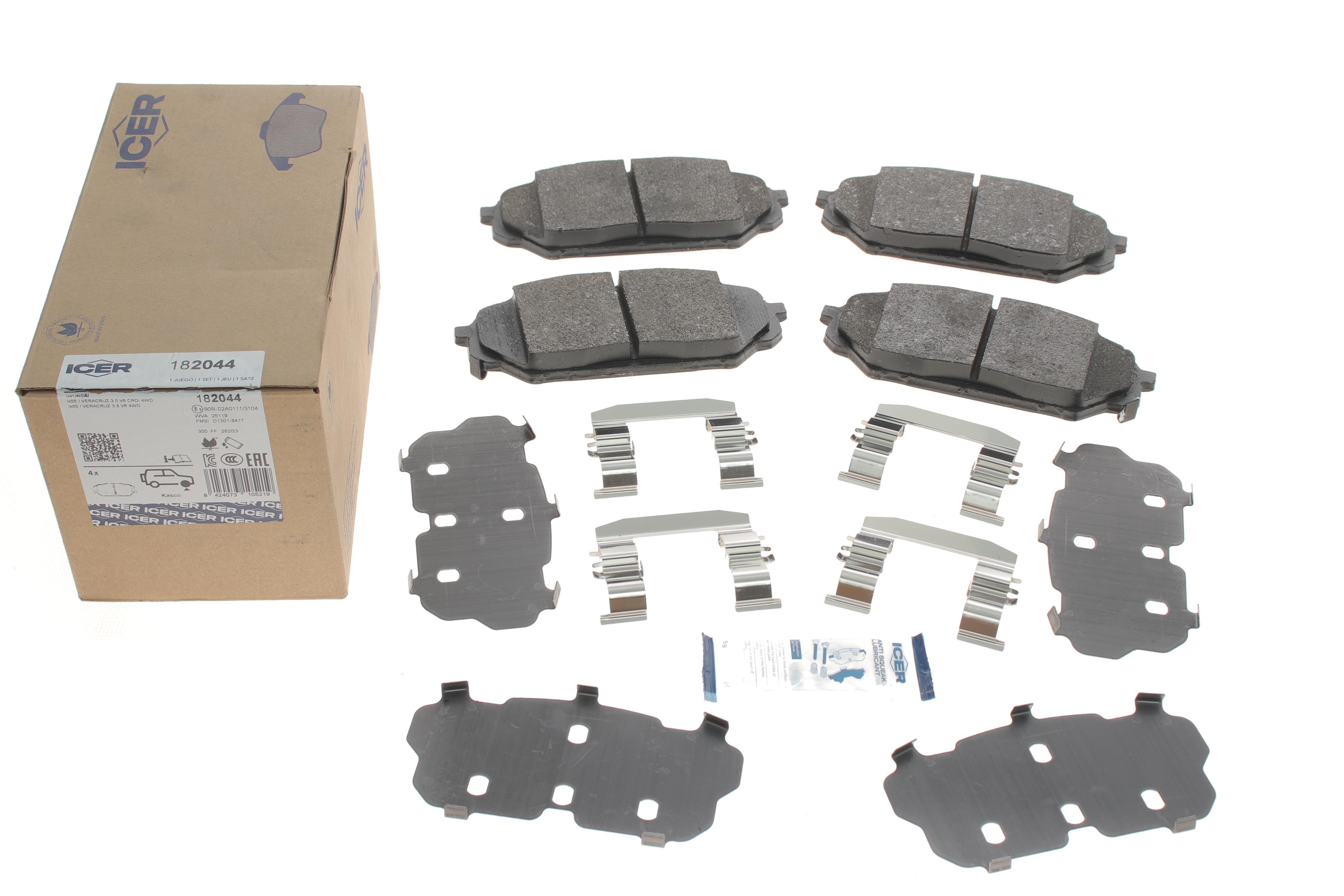 Колодки гальмівні (передні) Hyundai ix55 08-