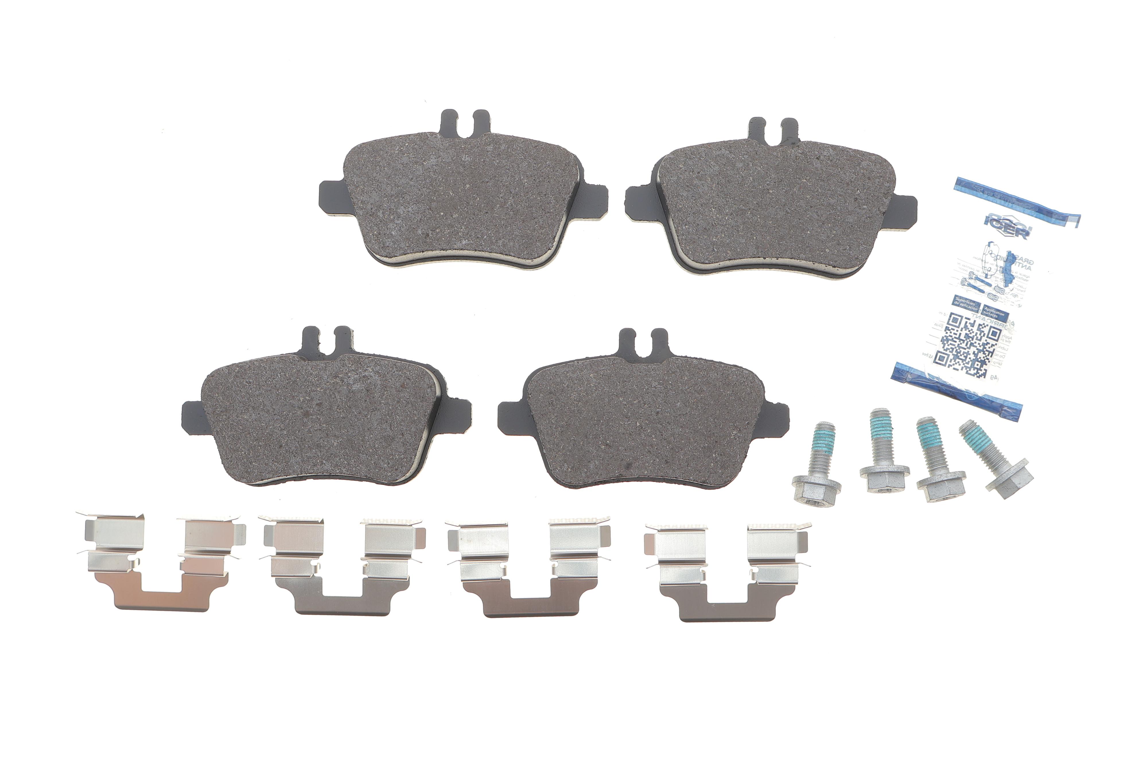 Колодки гальмівні (задні) MB A-class (W176)/B-class (W246/W242)/CLA-class (C117) 12-19/SLC(R172) 16