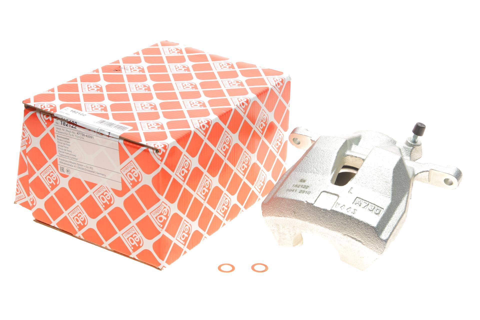 Супорт гальмівний (передній) (L) Toyota Auris/Prius/Rav4 08- (d=63mm)