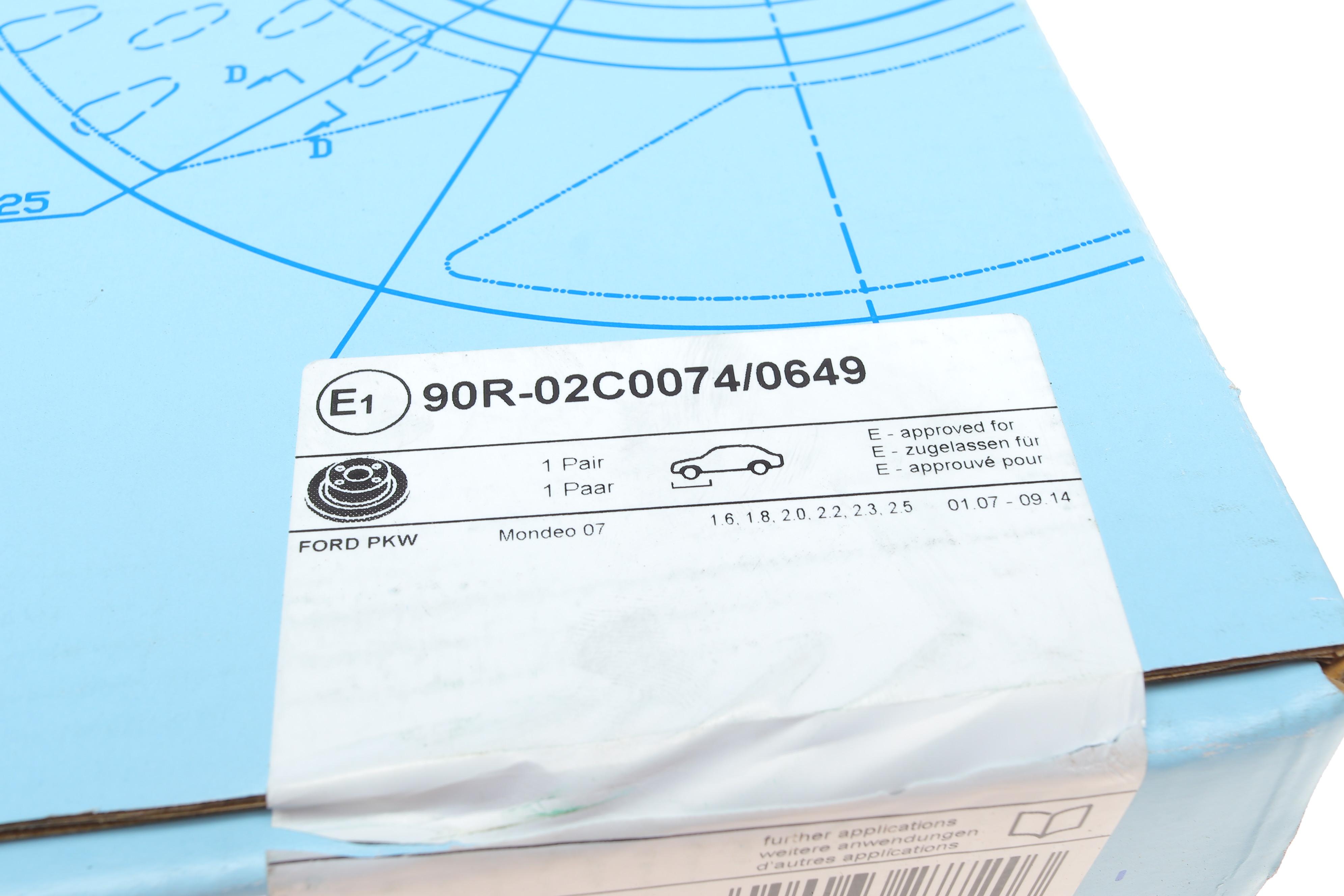 Диск гальмівний (передній) Ford Mondeo 1.6-2.5 07-15 (300x28)(з покриттям)