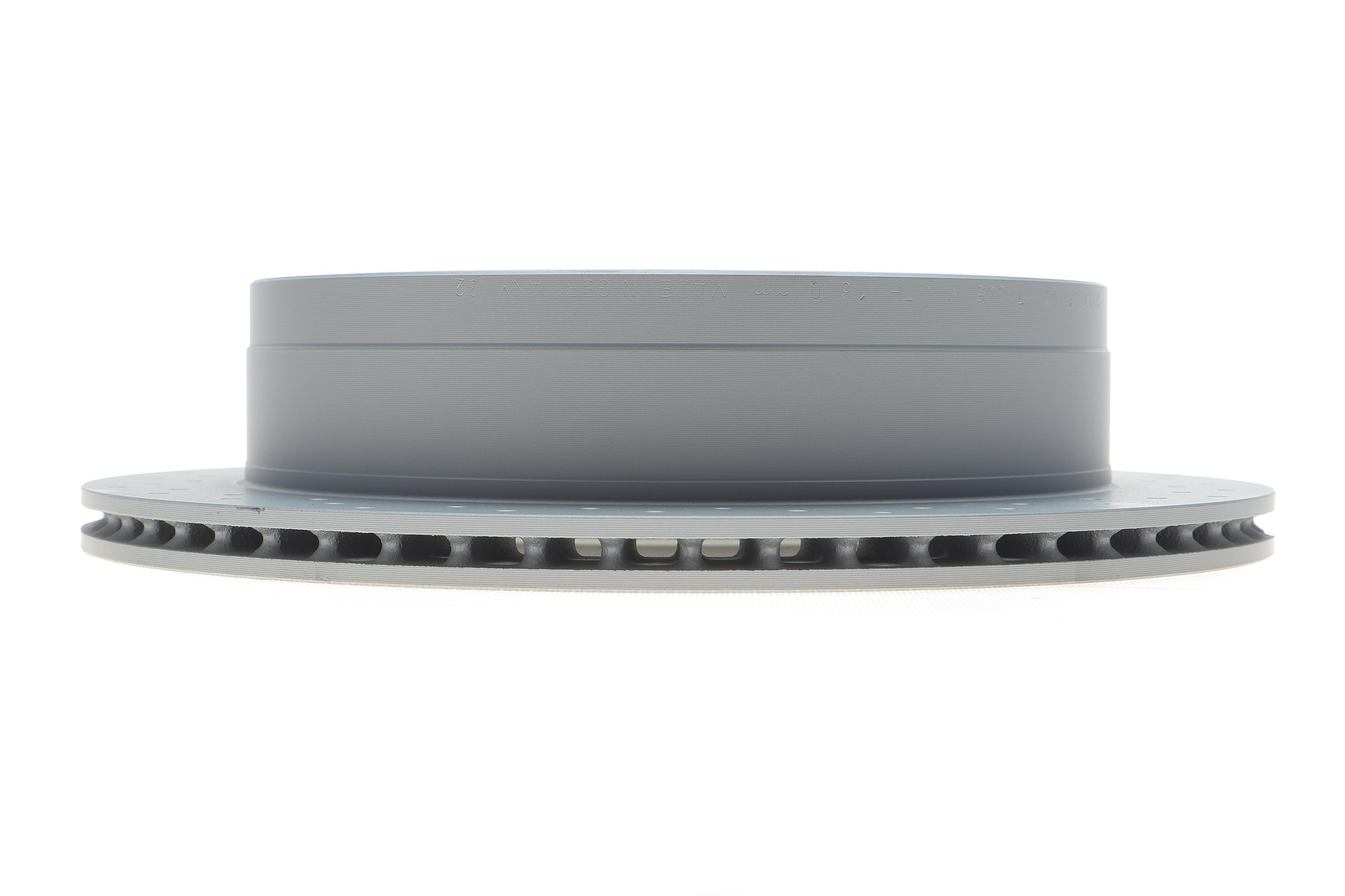 Диск гальмівний (задній) Toyota Land Cruiser 200 08- (345x18) (з покриттям) (з отворами) (вентил.)