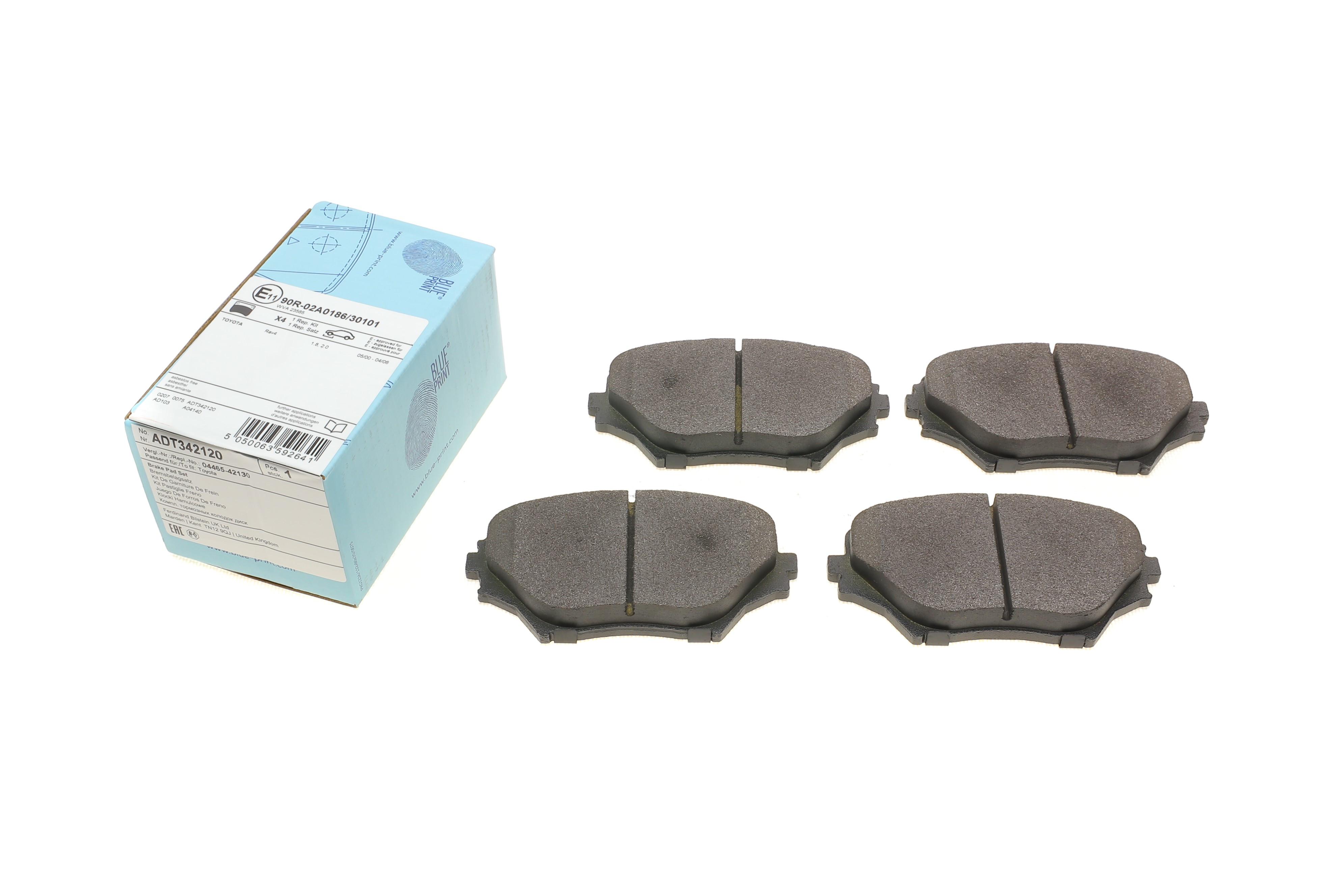 Колодки гальмівні (передні) Toyota Rav 4 II 00-05