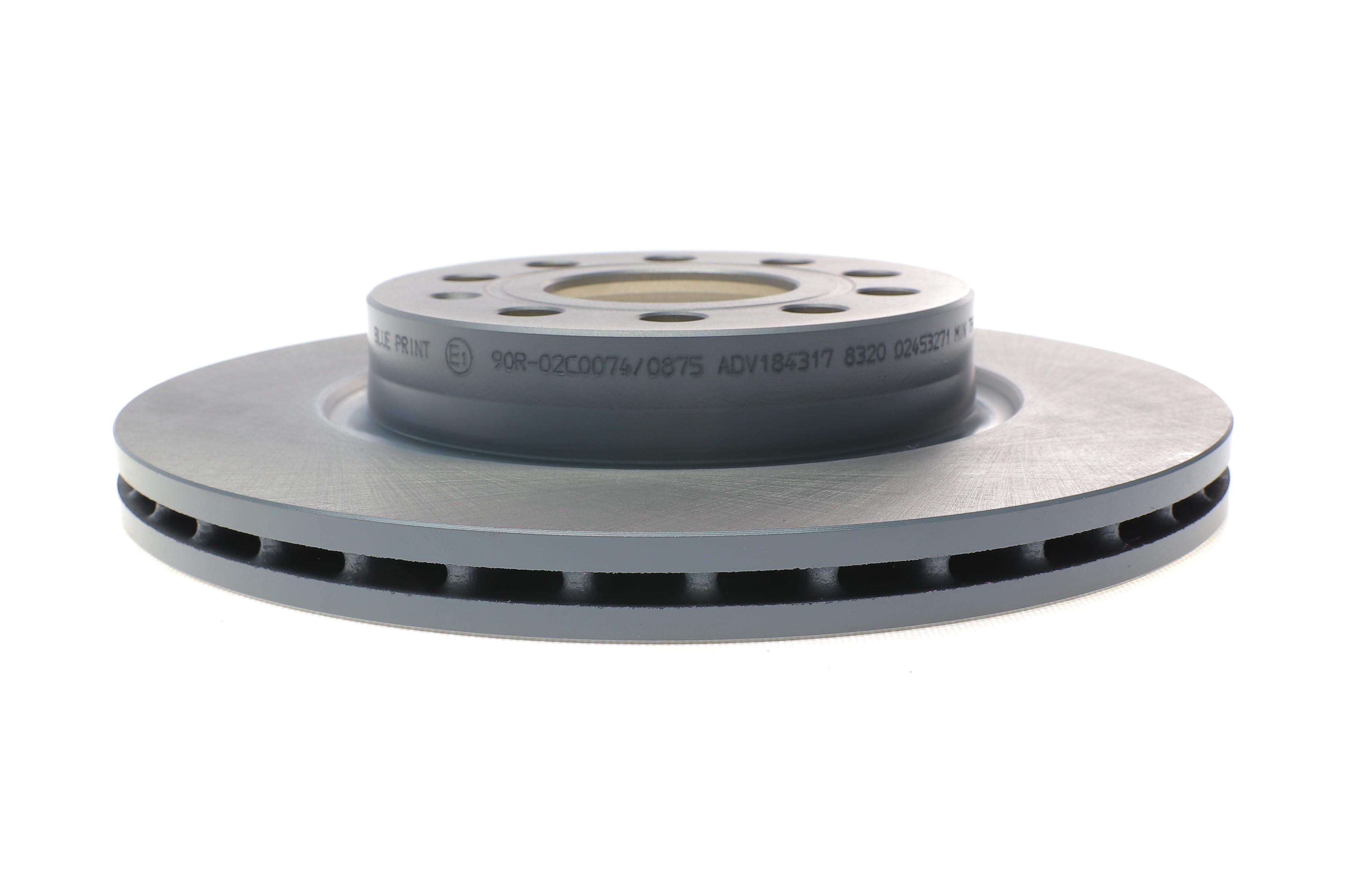 Диск гальмівний (передній) VW Caddy 04- (280x22)