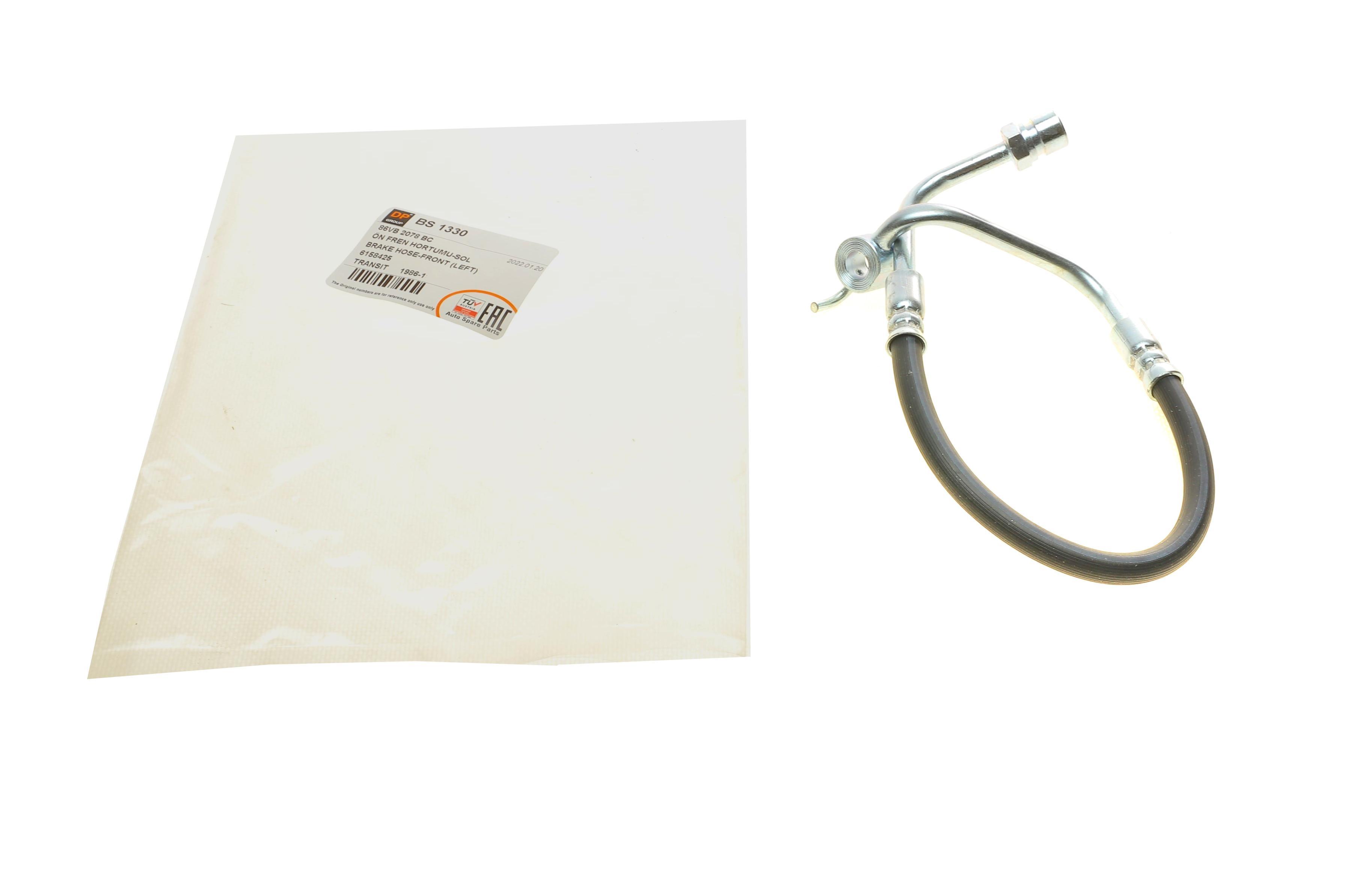 Шланг гальмівний (передній) Ford Transit 86-91 (L)