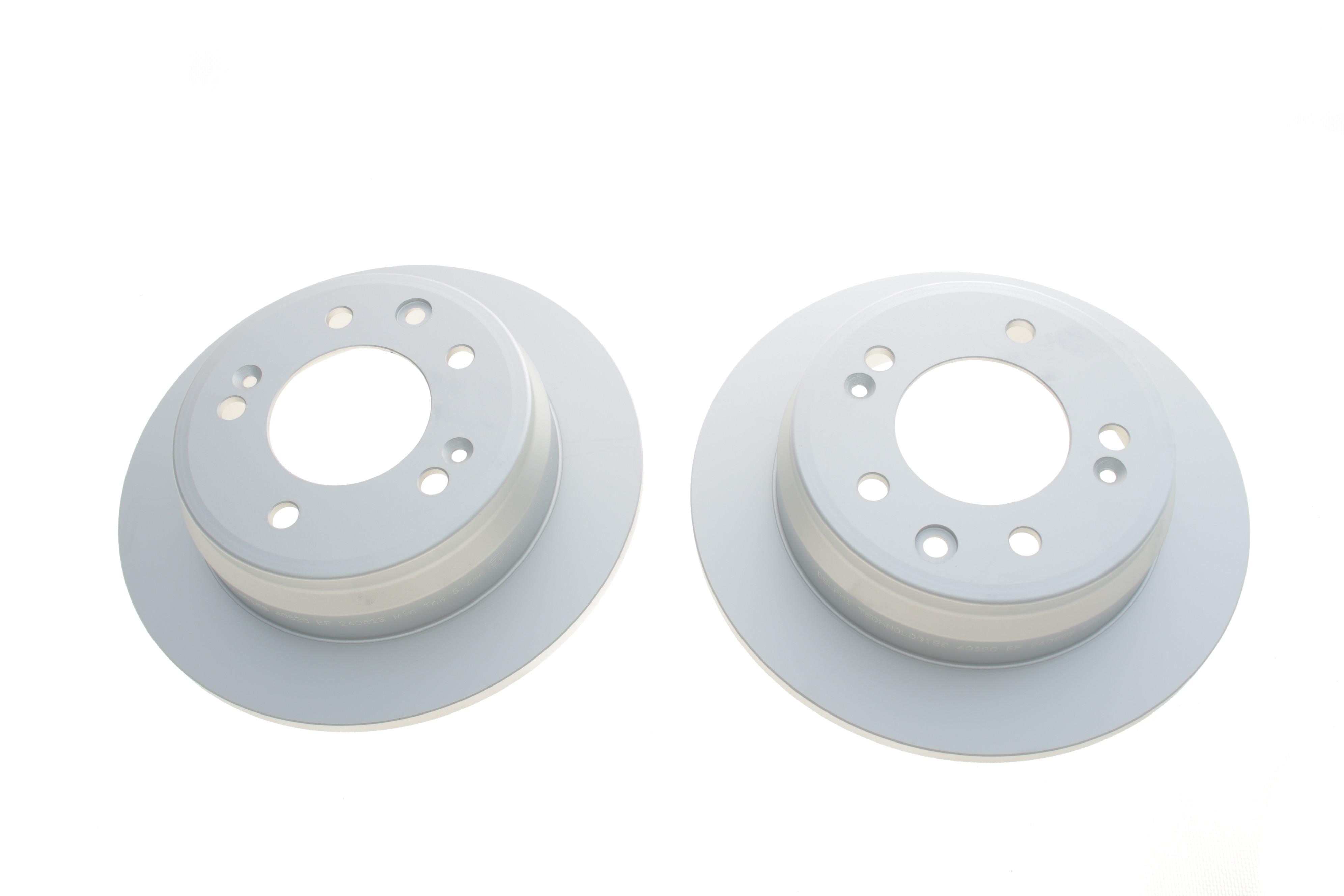 Диск гальмівний (задній) (к-кт 2 шт) Hyundai I30/ix35/Kia Ceed/Sportage 08- (262x10) (повн.) (з покриттям)