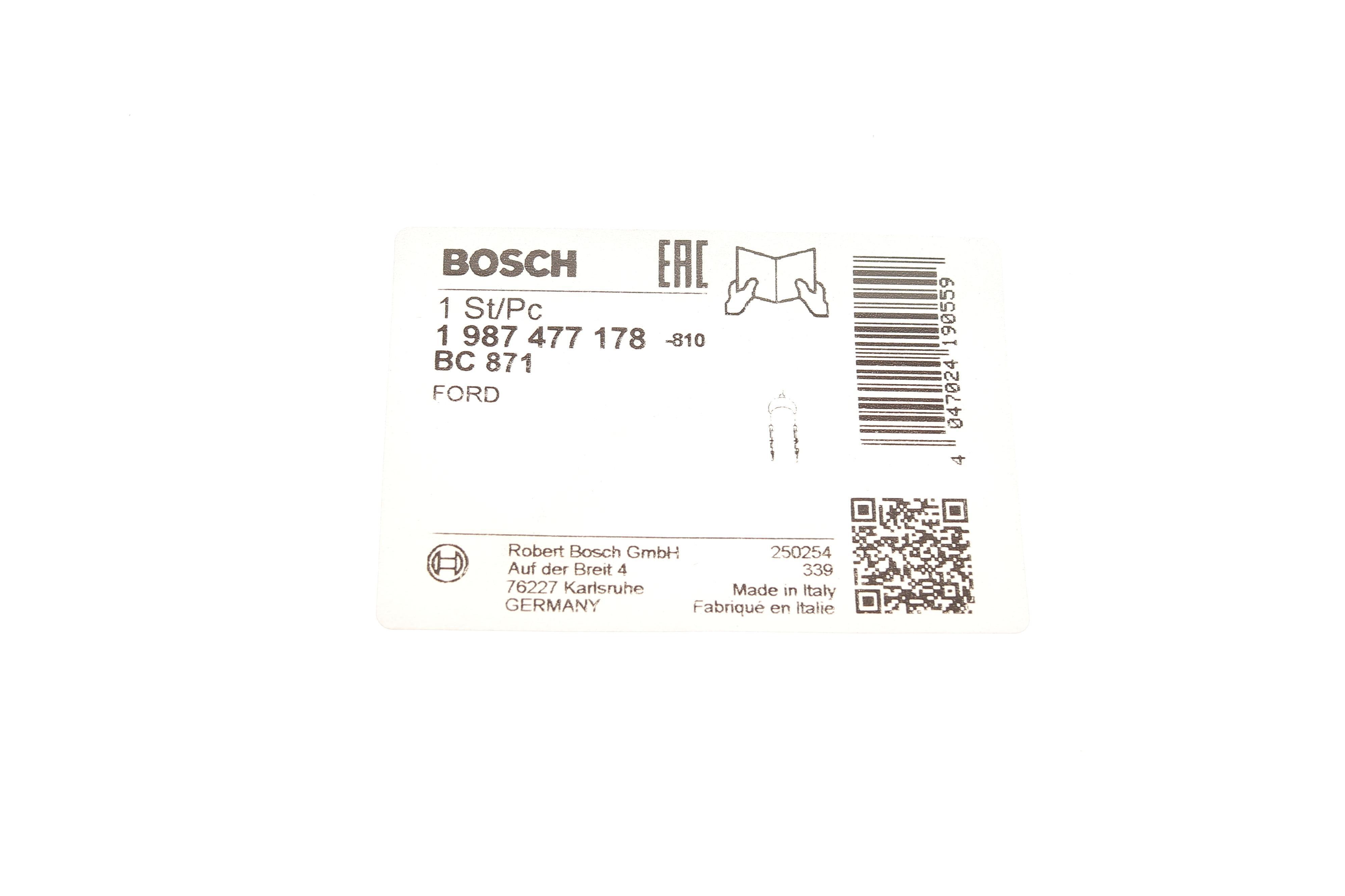 Трос ручника (задній) (L) Ford Transit (V184) 00- (1528/1238mm)