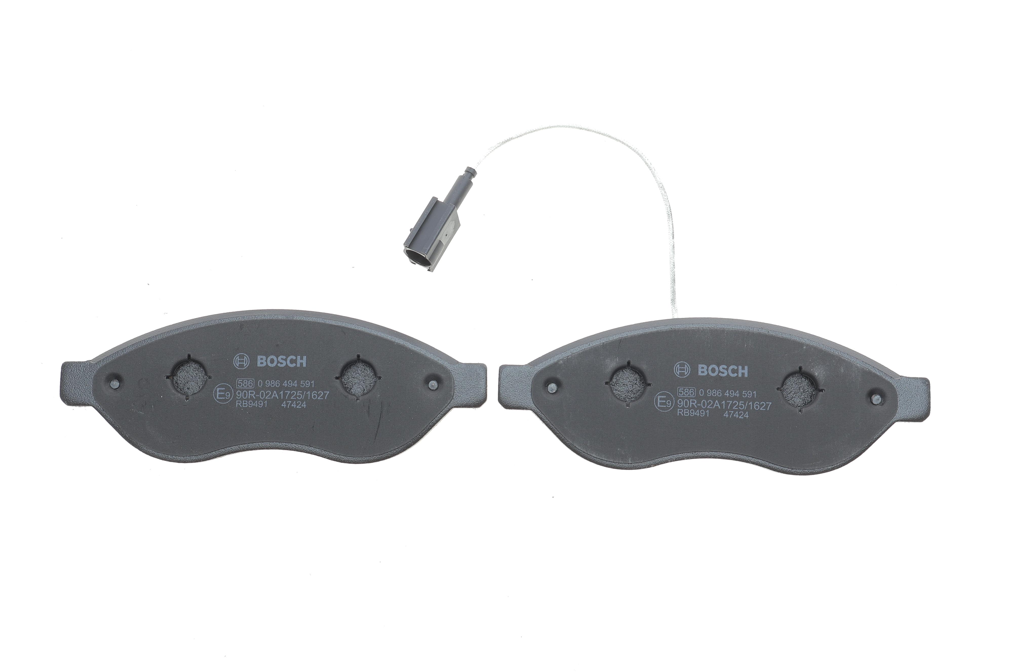 Колодки гальмівні (передні) Citroen Jumper/Fiat Ducato/Peugeot Boxer 06- (Brembo) (з датчиком)