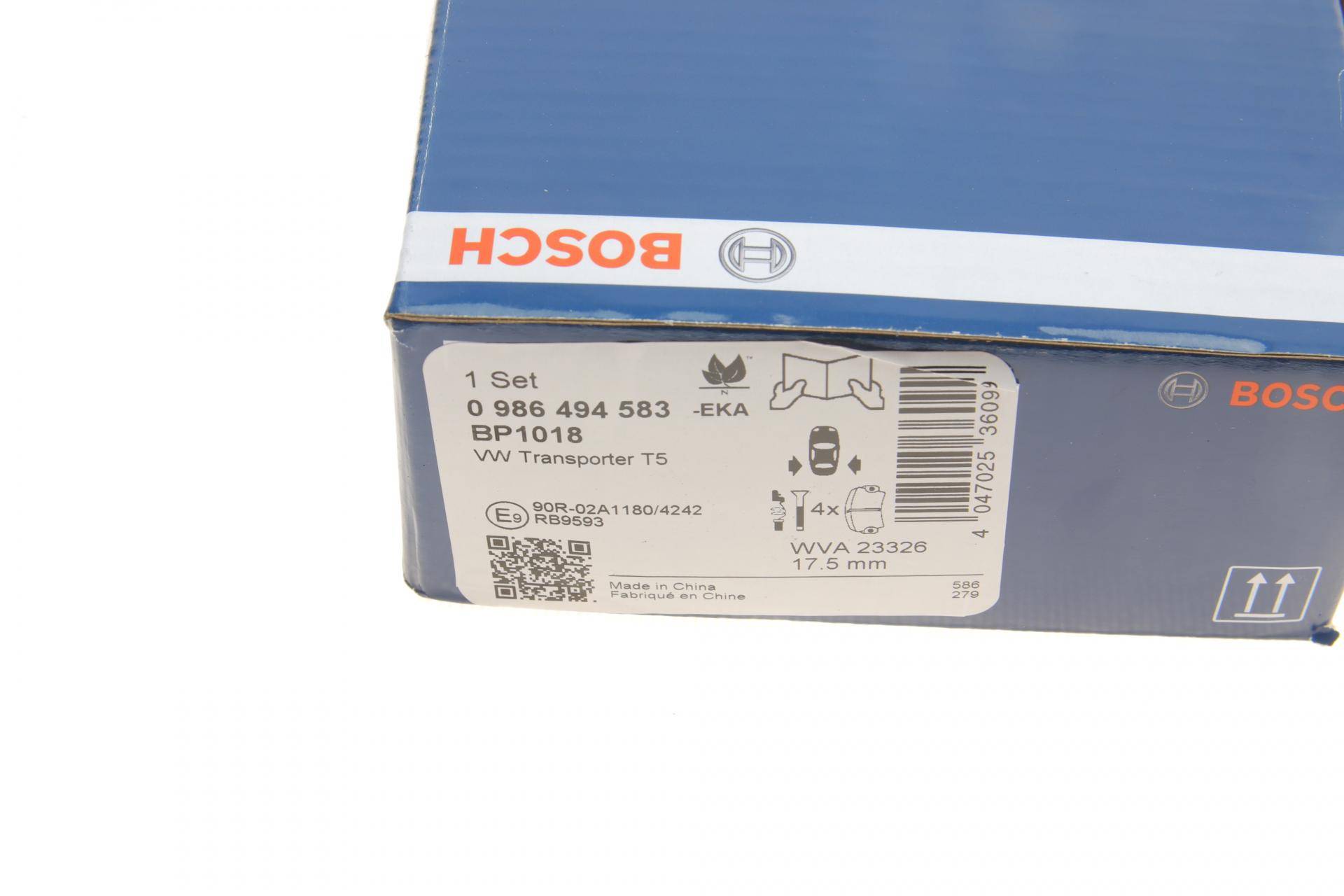 Колодки гальмівні (задні) VW T5 03- (з датчиком)