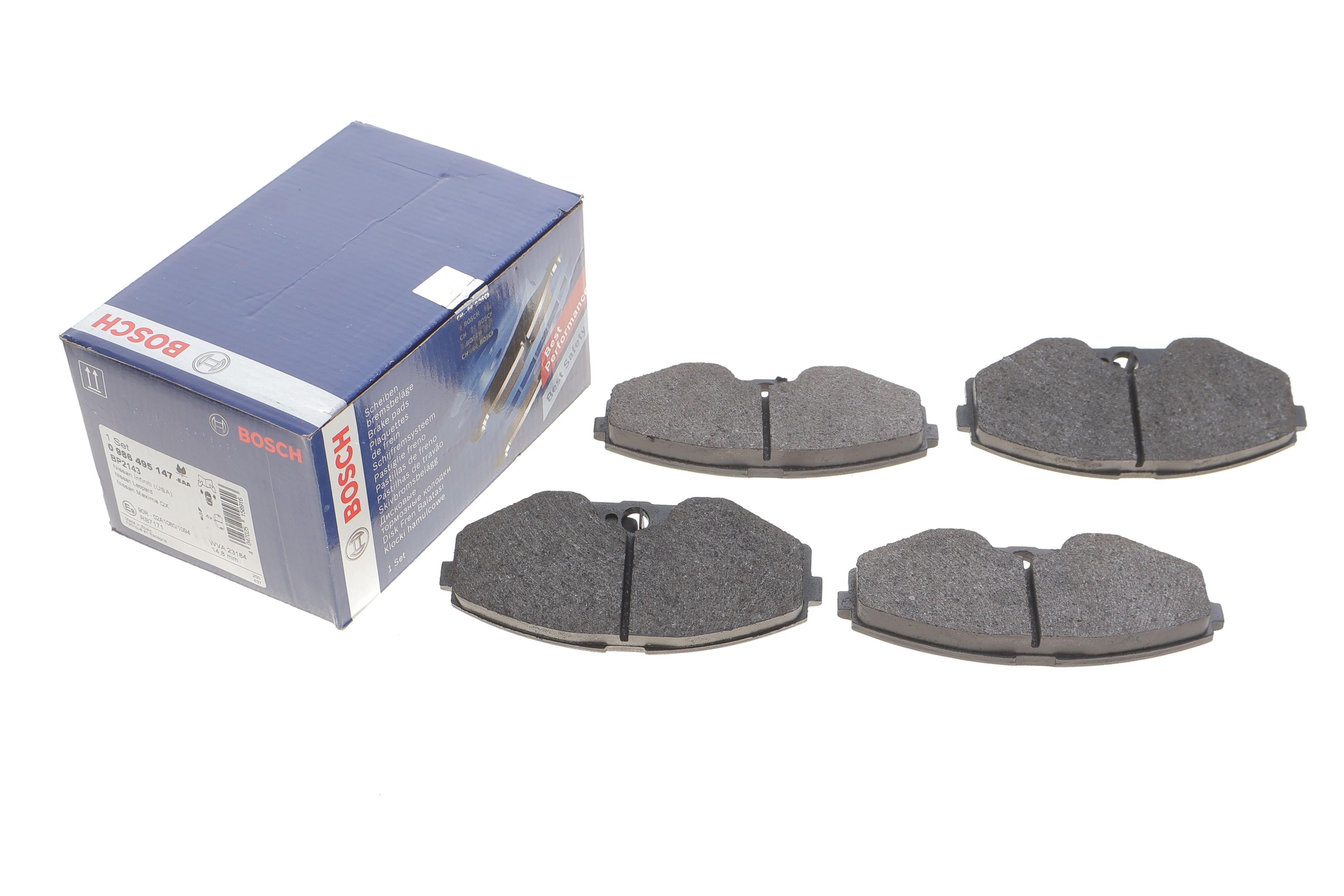 Колодки гальмівні (передні) Nissan Maxima 2.0-3.0 V6 24V 00-03