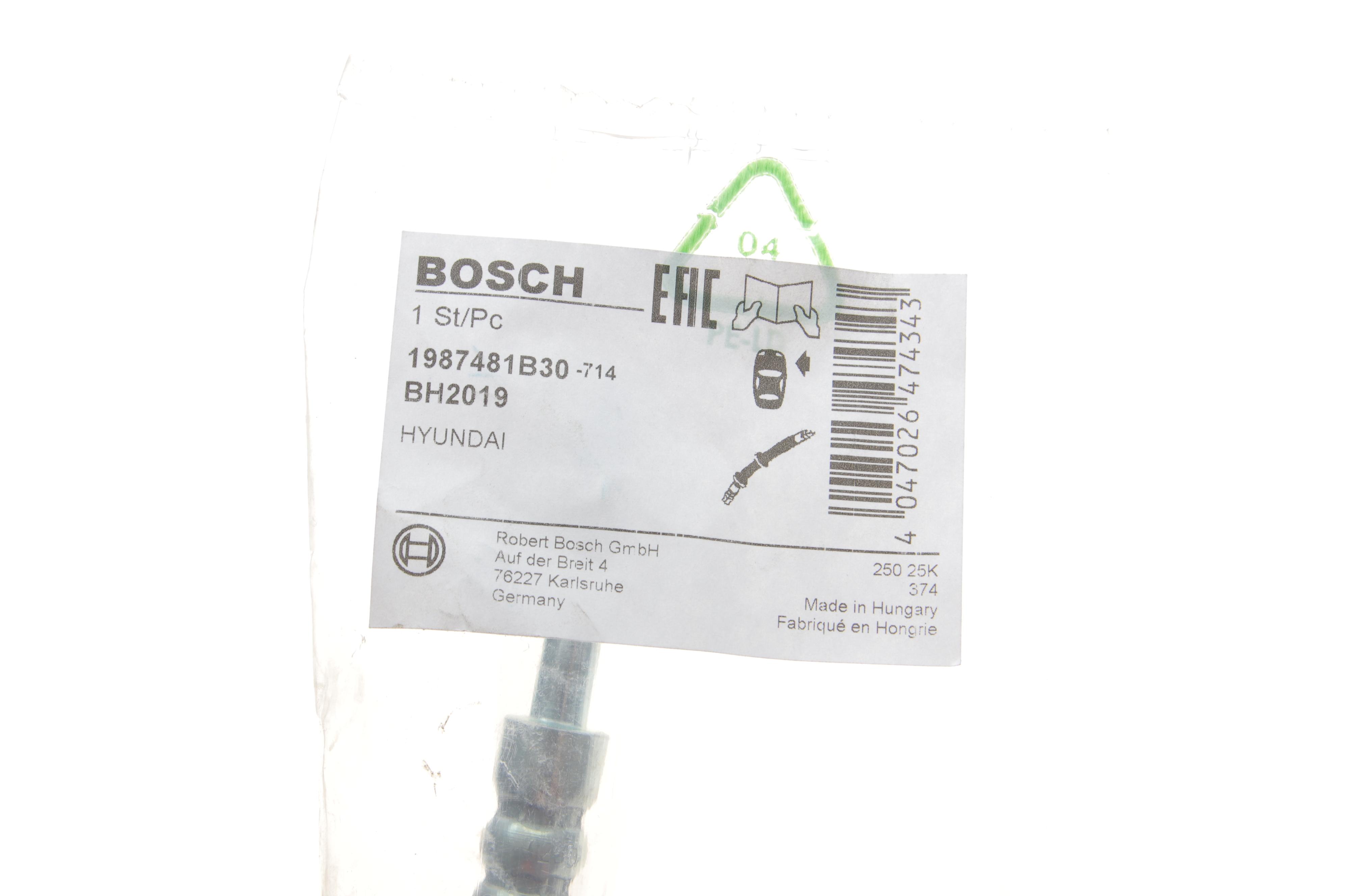 Шланг гальмівний (передній) Hyundai Tucson 04- (R) (L=430mm)