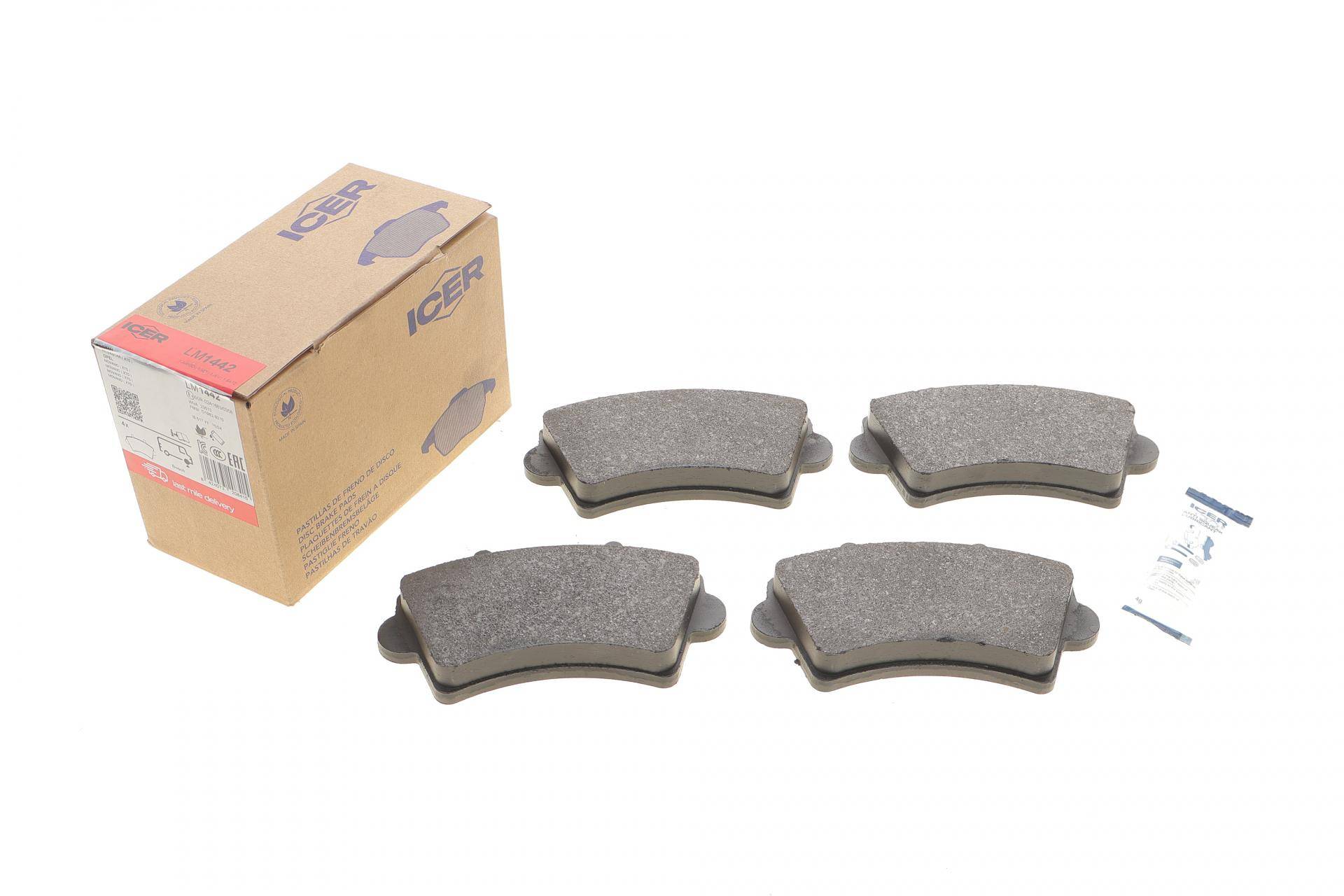 Колодки гальмівні (передні) Renault Master II/Opel Movano 98-/Nissan Interstar 02-