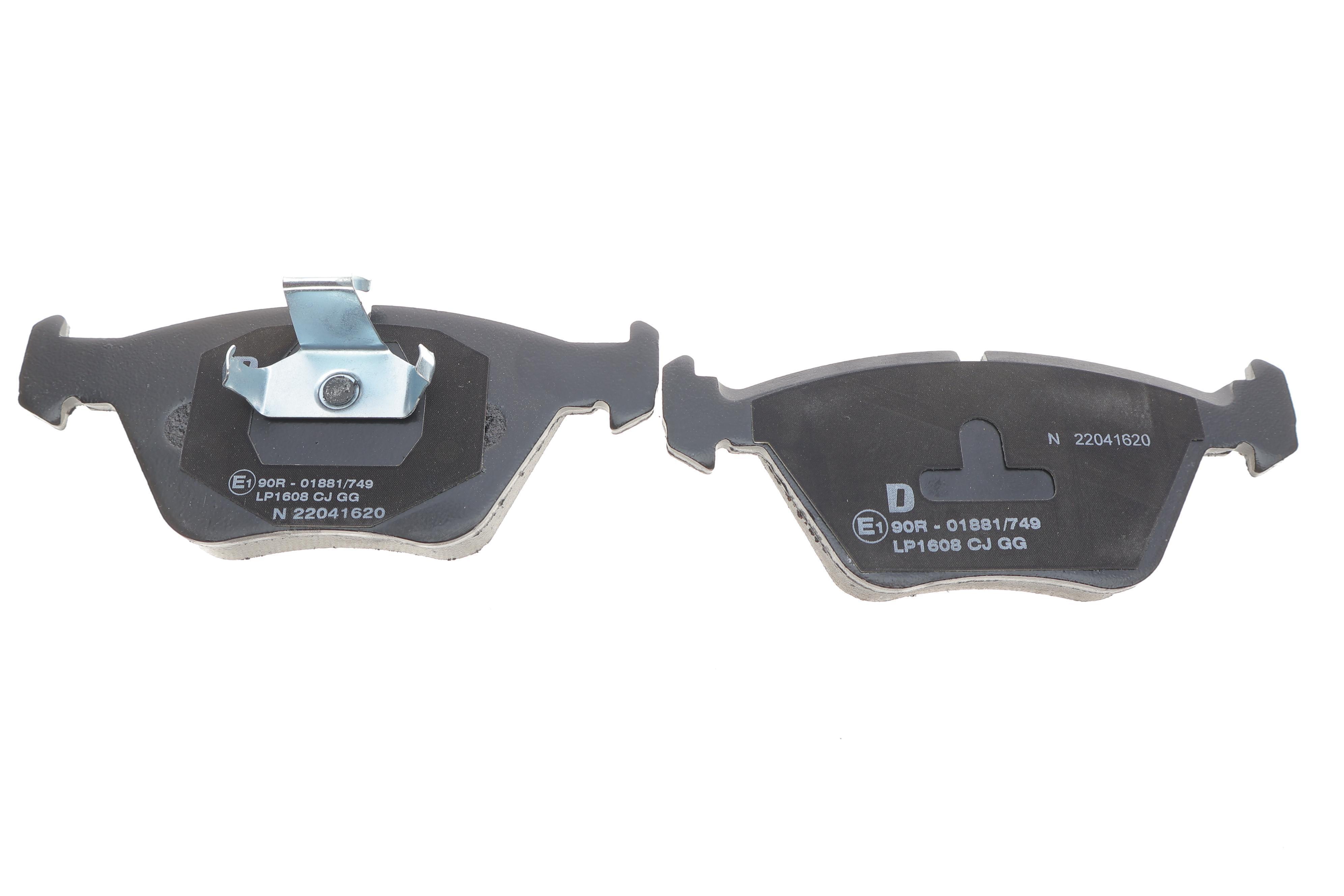 Колодки гальмівні (передні) BMW 5 (E39) 95-04 (Continental)