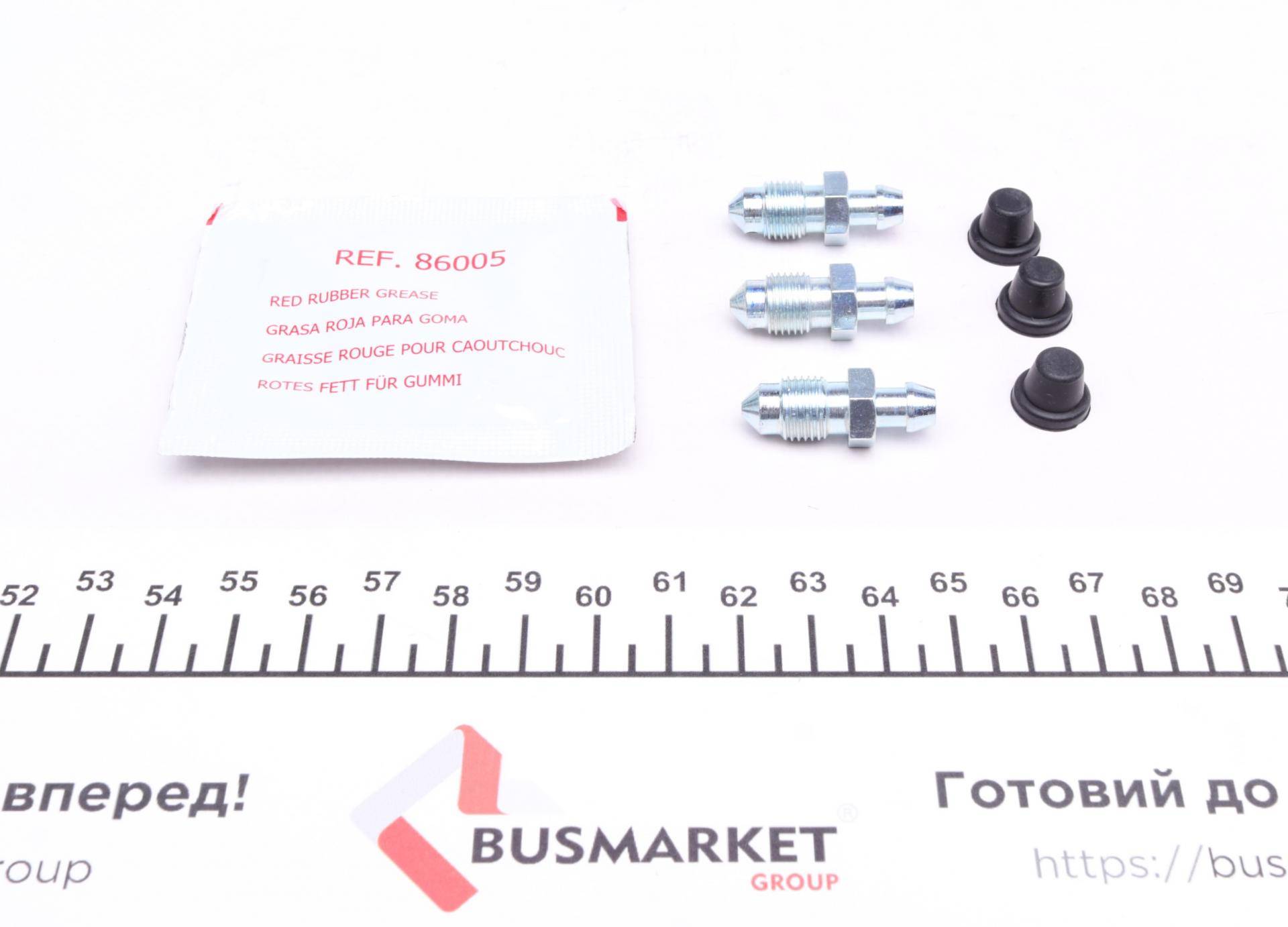 Ремкомплект супорта (переднього) Iveco Daily 90-99 (d=50mm) (+4 поршня) (Perrot)