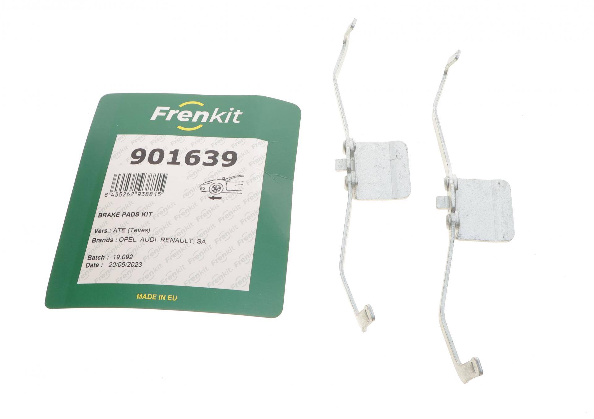 Планка супорта (переднього) прижимна (к-кт) Audi A6/A8 04-11 (Ate)