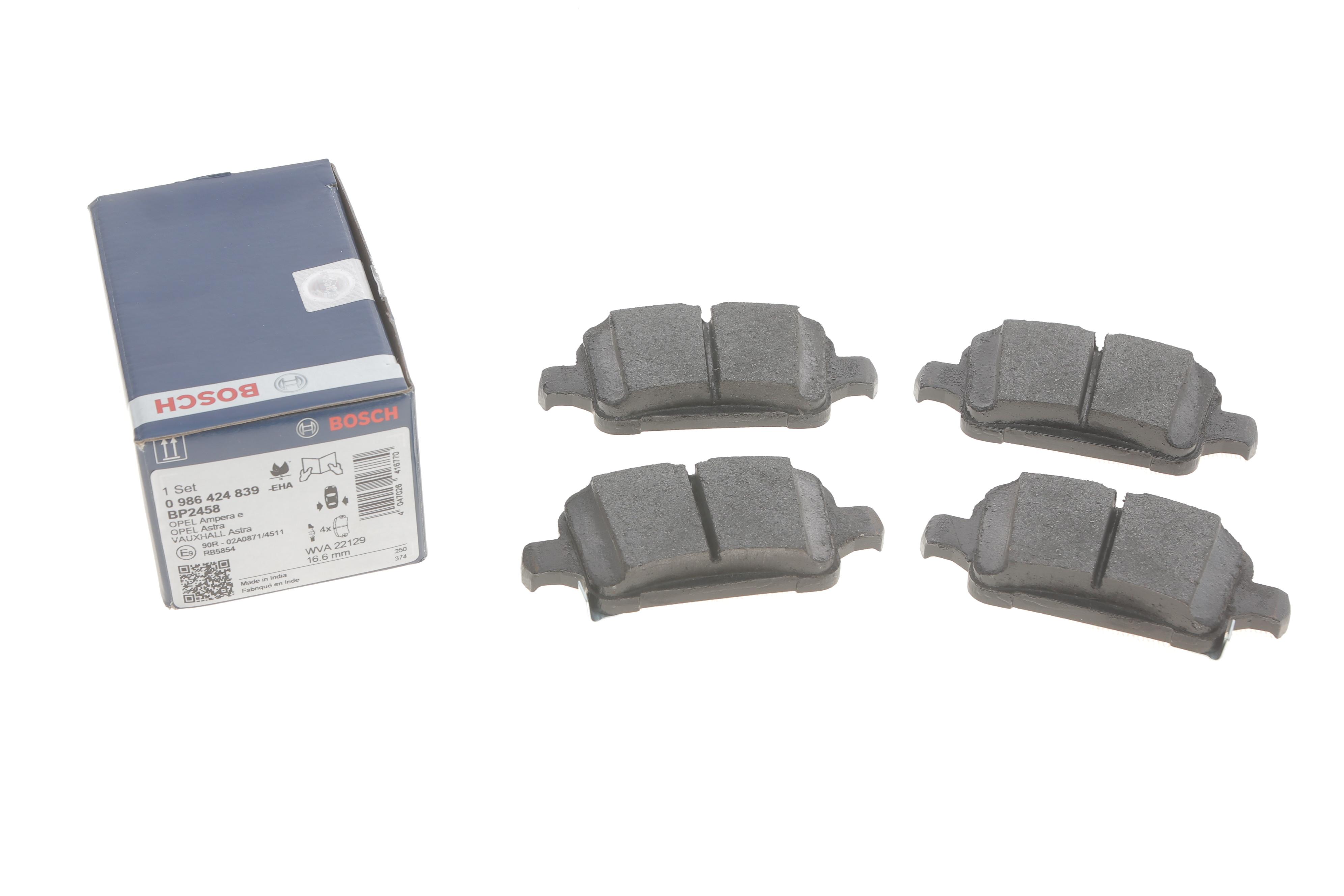 Колодки гальмівні (задні) Chevrolet Volt/Opel Astra K 15-