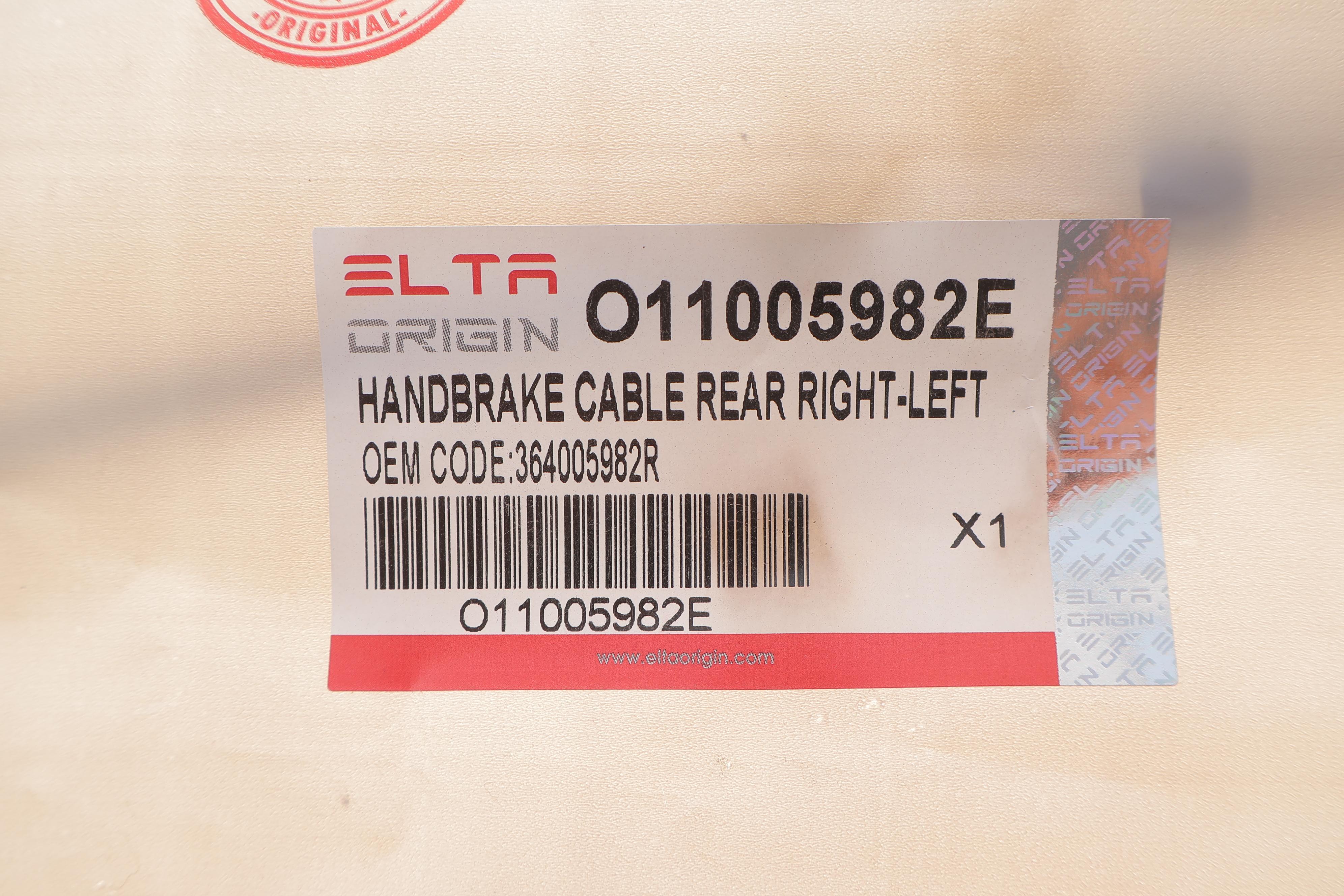 Трос ручника (задній) Renault Sandero II 1.2-1.6 12- (всередині ОЕ)