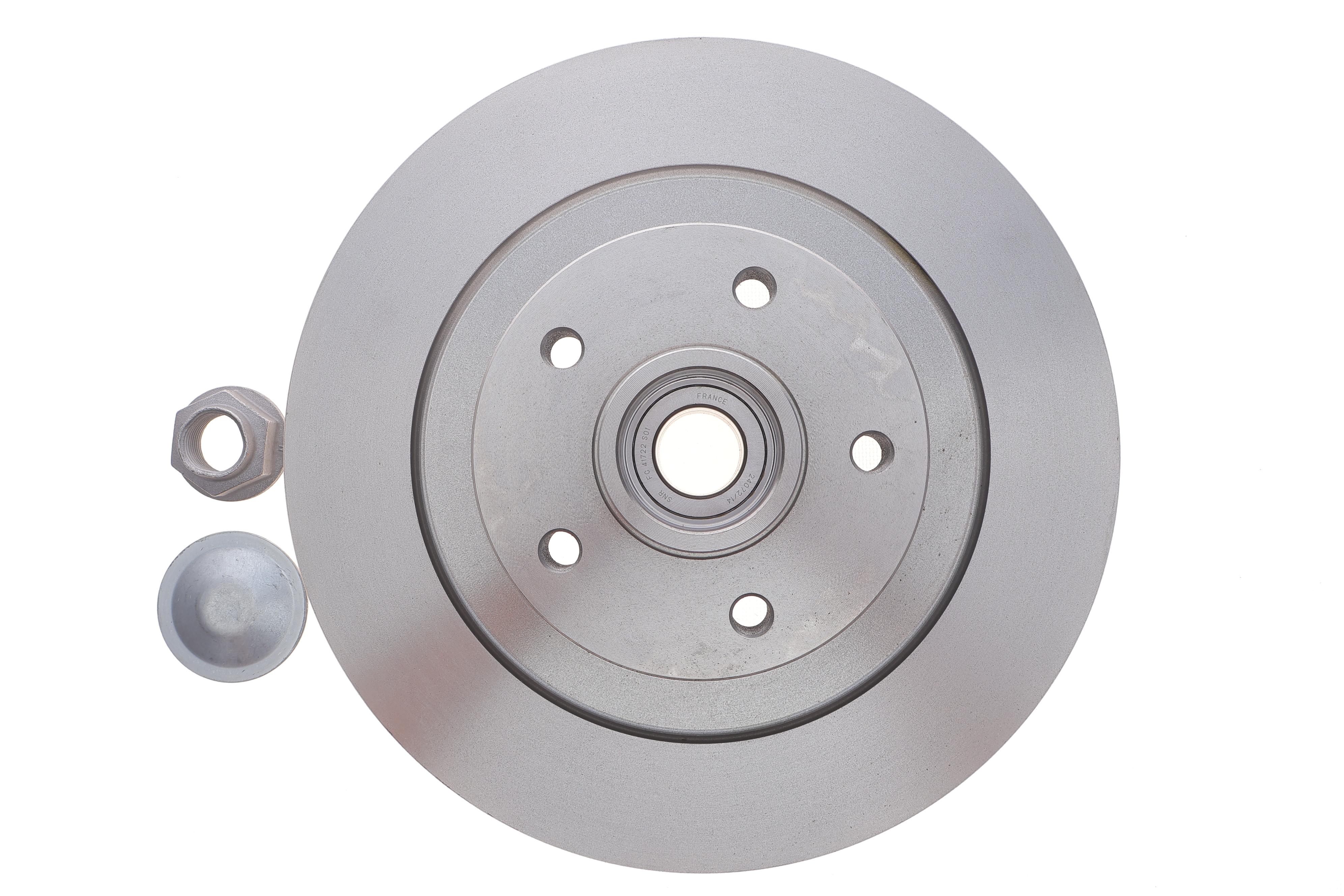 Диск гальмівний (задній) Renault Laguna III 07- (280x11) (+ABS) (з підшипником)