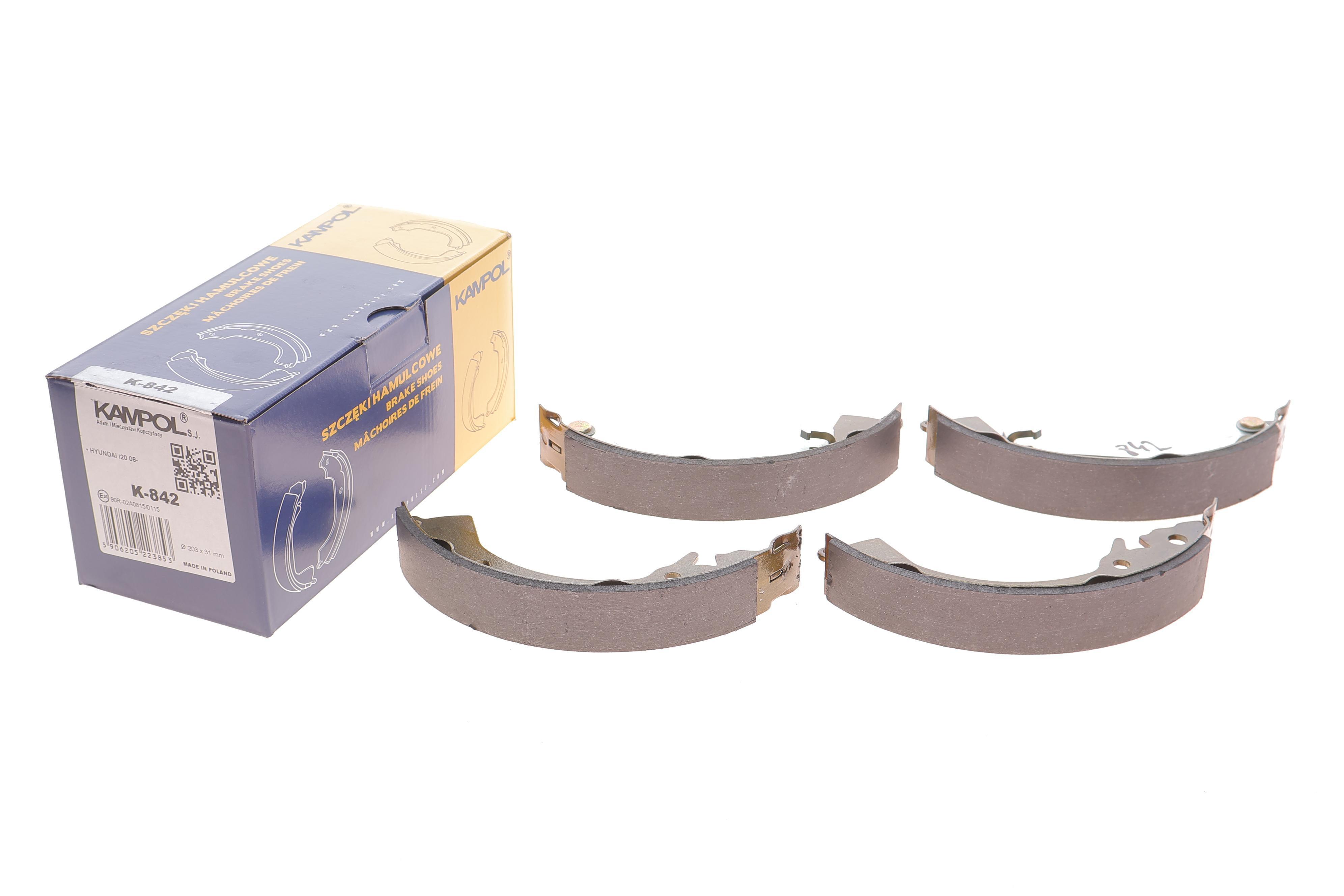 Колодки гальмівні (задні) Hyundai i20 08- (барабанні) (203.2x32)