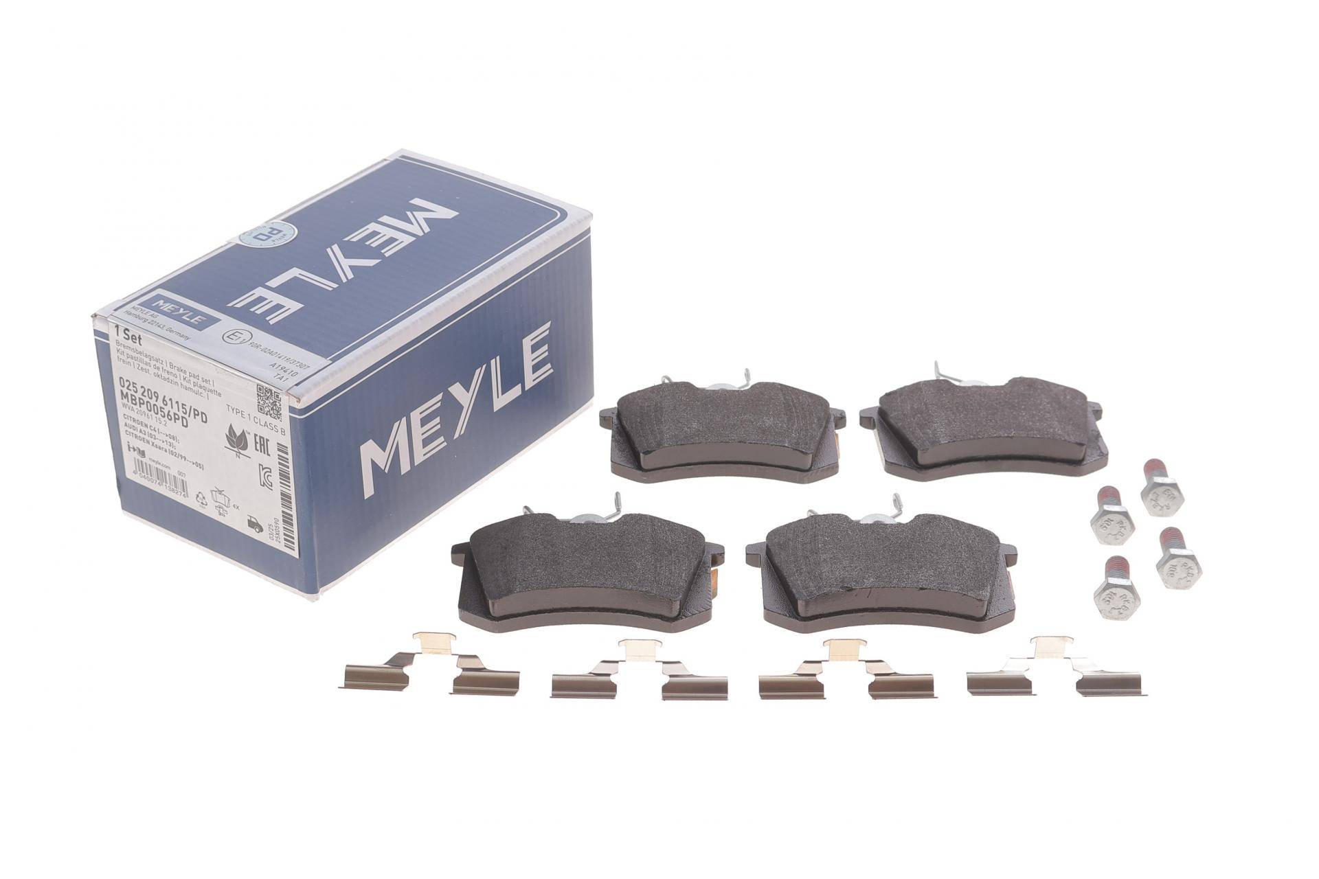 Колодки гальмівні (задні) VW Golf/Passat 83-02/ Peugeot 405 87-96