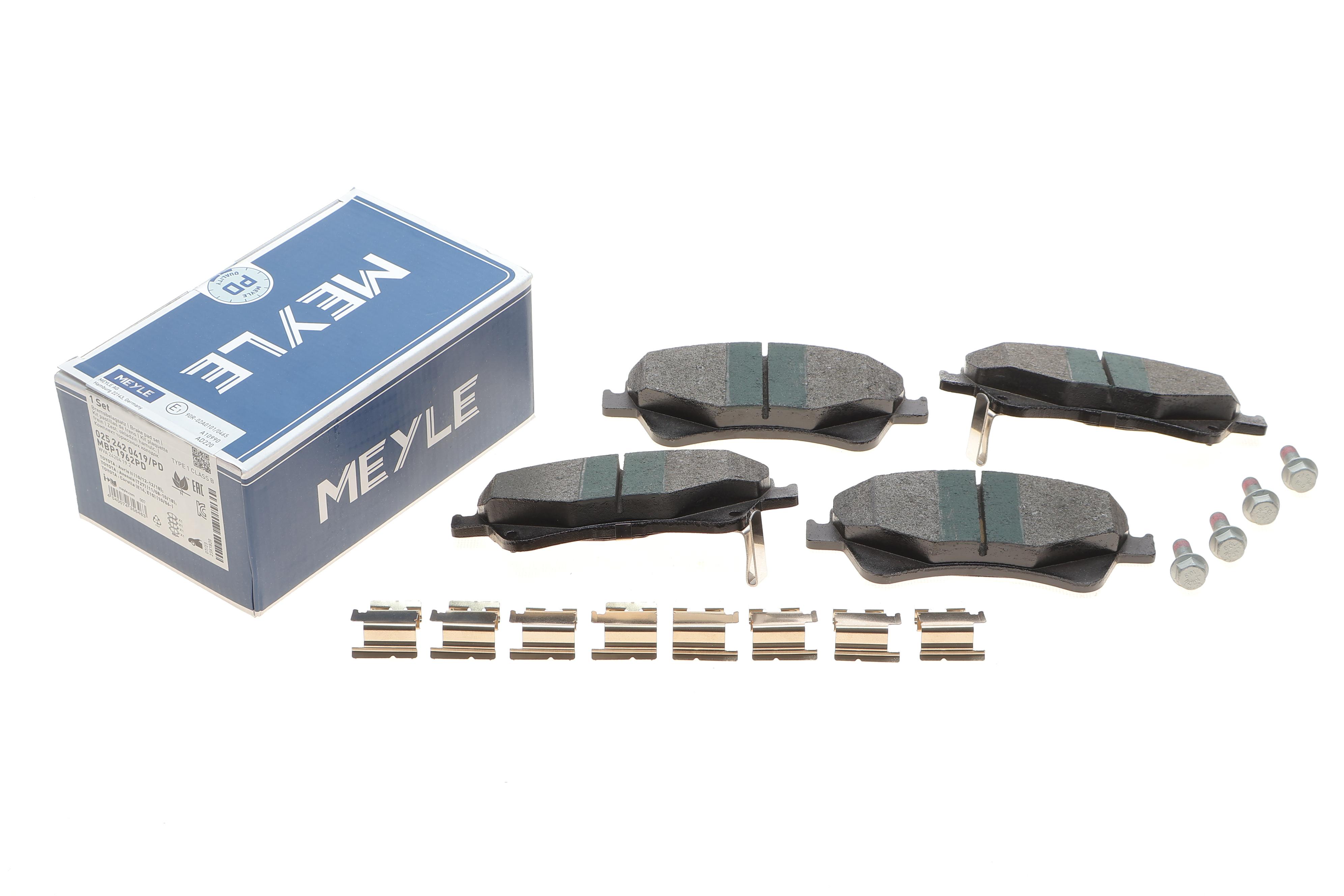 Колодки гальмівні (передні) Toyota Avensis/Verso 08-18/Corolla/Auris 06-15 (PREMIUM)