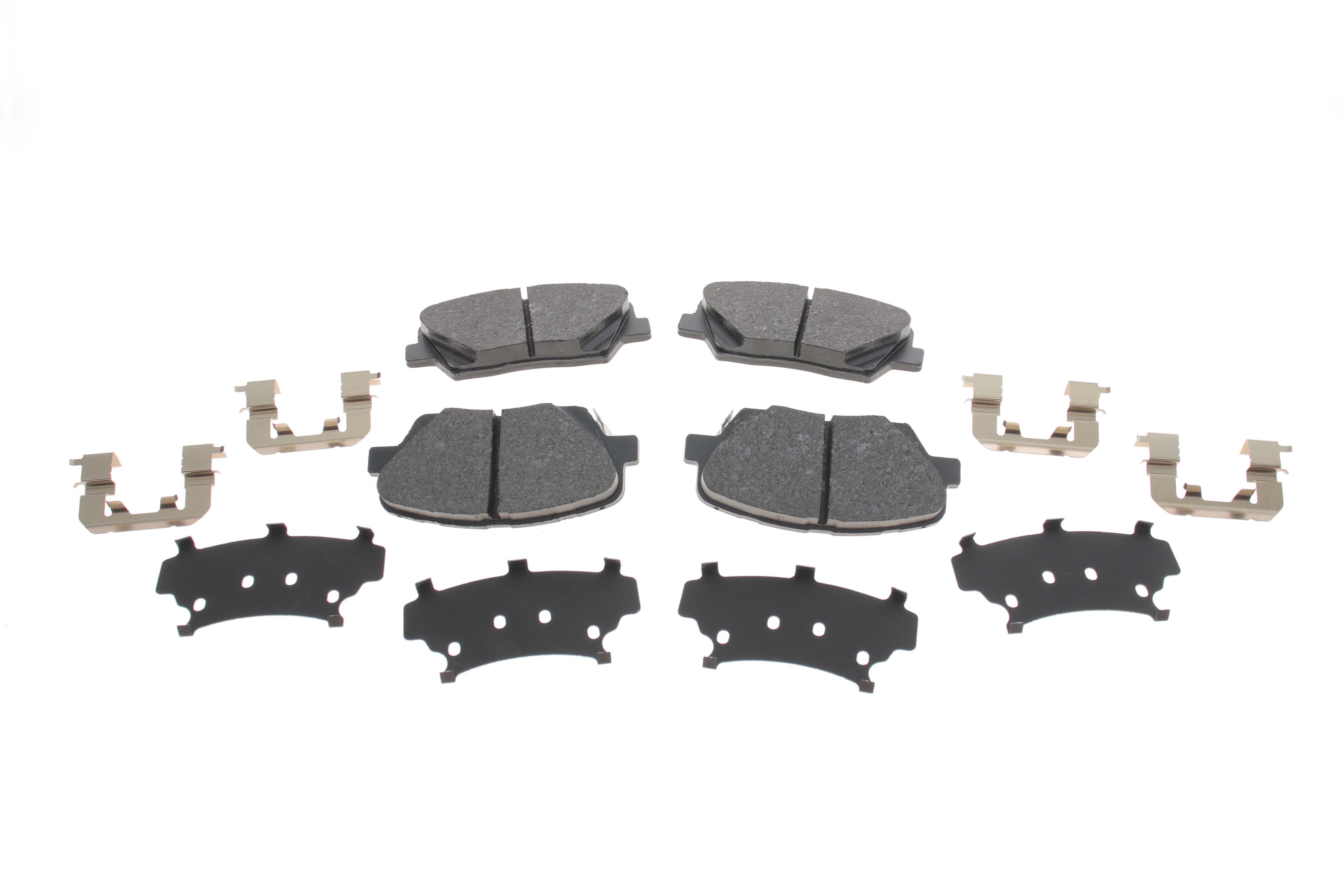 Колодки гальмівні (передні) Kia Carens IV 13- (Mando) (з аксесуарами)