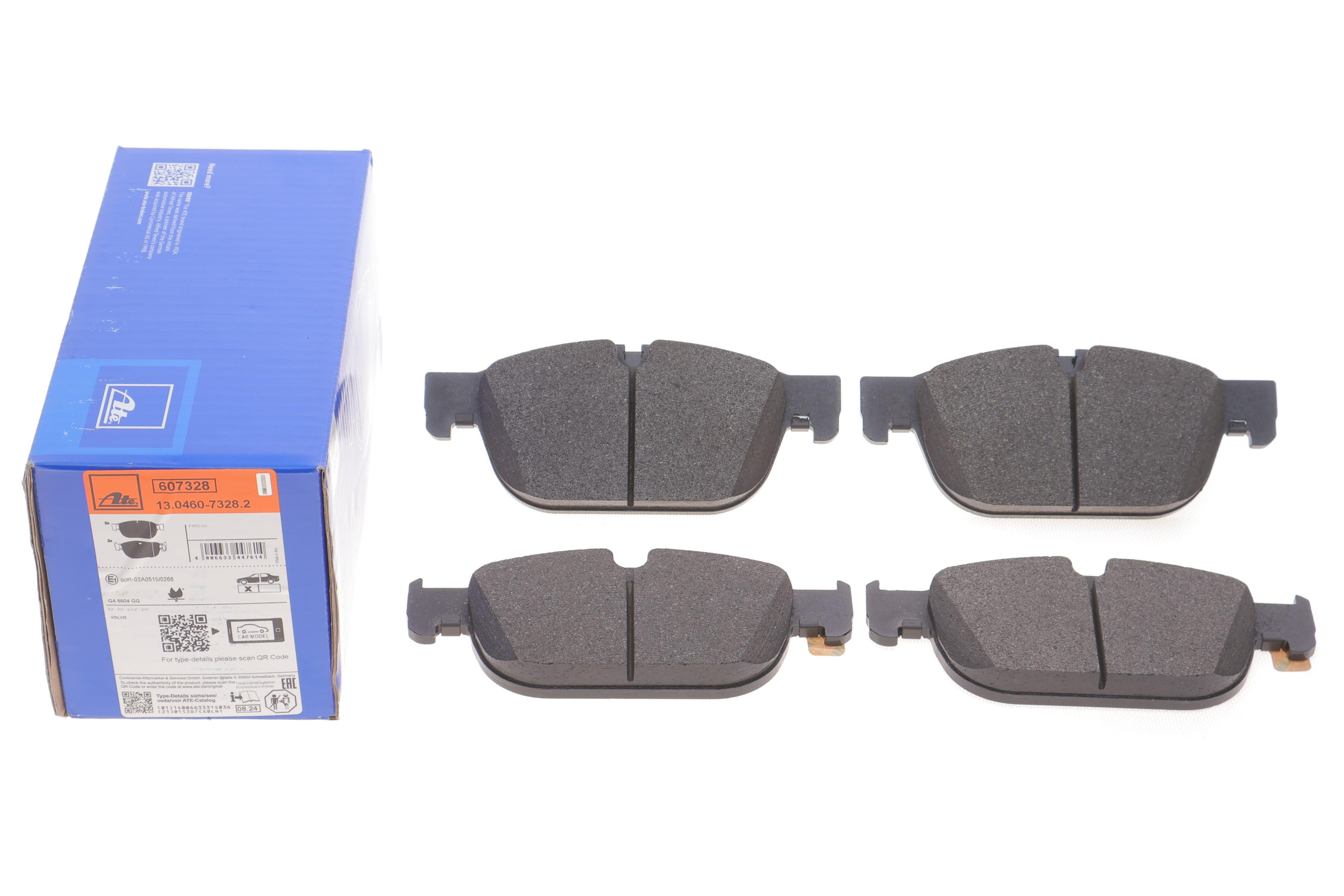 Колодки гальмівні (передні) Volvo S60/S90/V60/V90/XC40/XC60/XC90 15- (Ate)