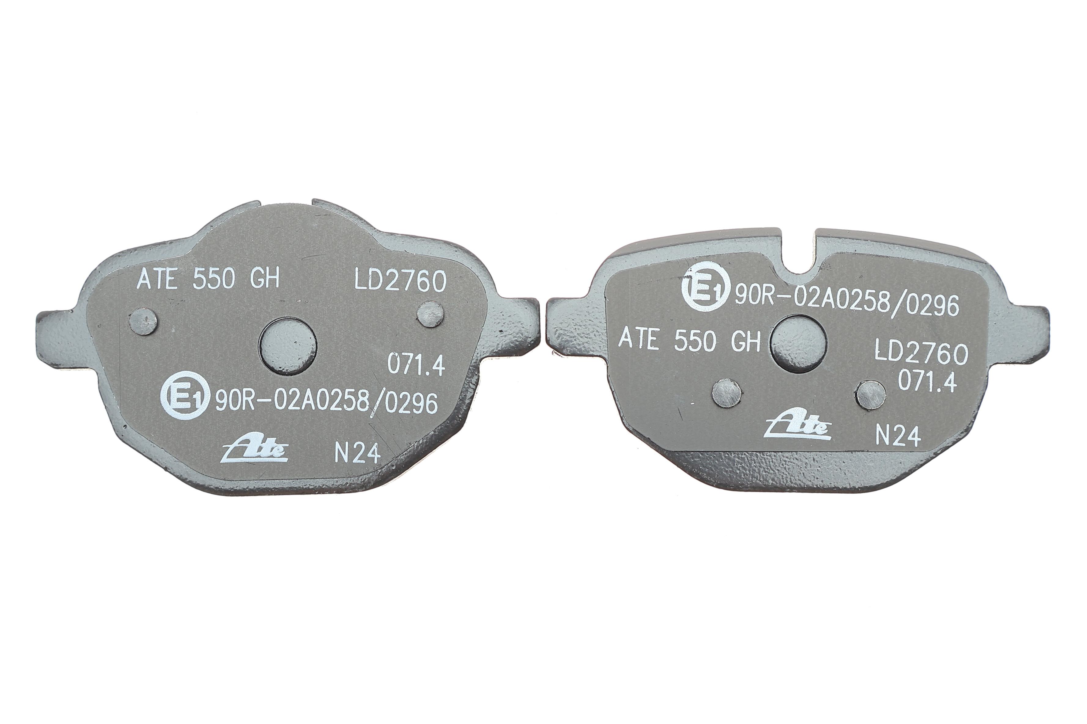 Колодки гальмівні (задні) BMW 5 (F10-F11/G30-31)/X3 (F25/G01)/ X5 (G05) 10- (Lucas/TRW) ATE Ceramic