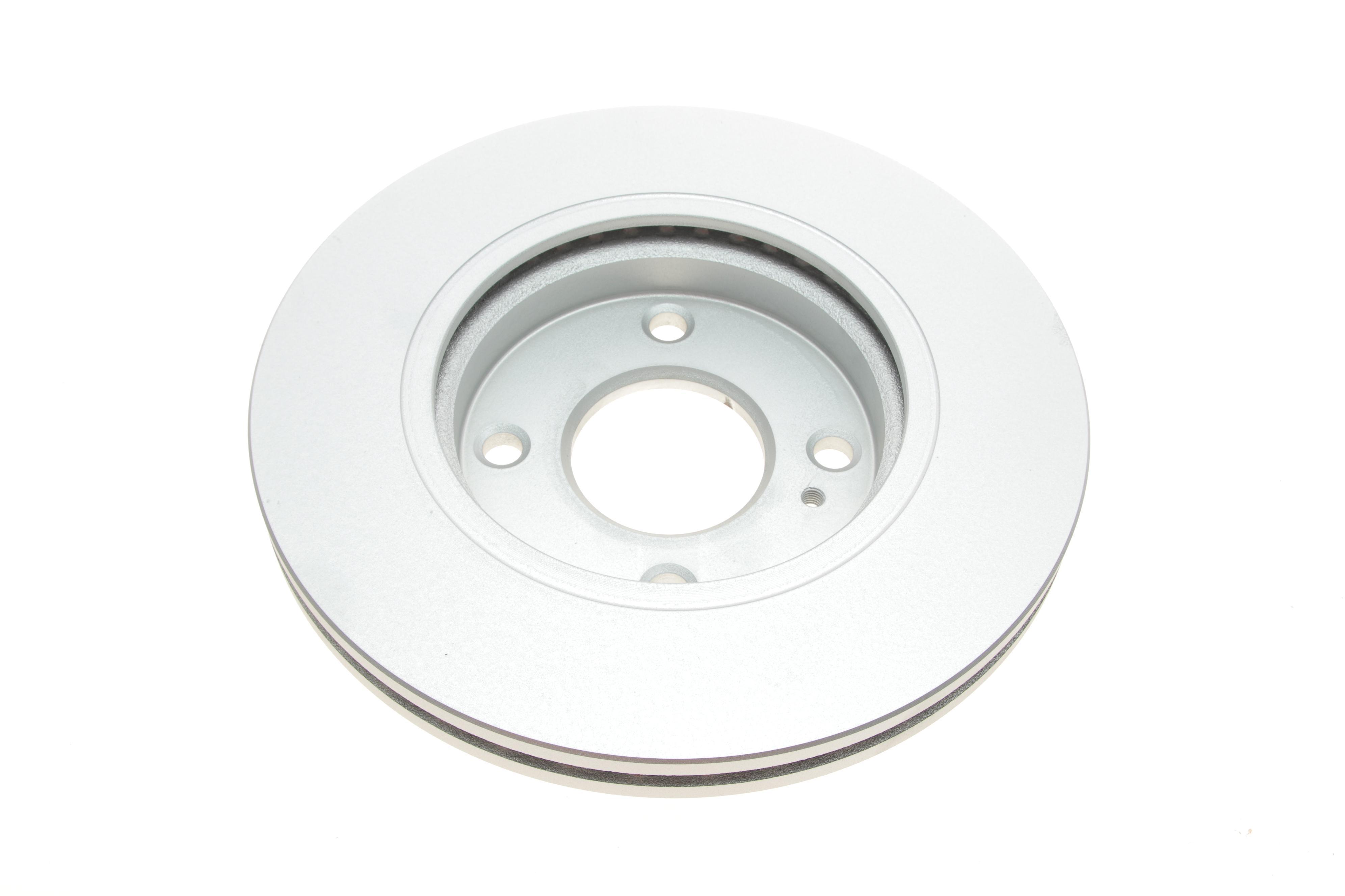 Диск гальмівний (передній) Ford Fiesta 08- (258x23) (з покриттям) (вентильований)