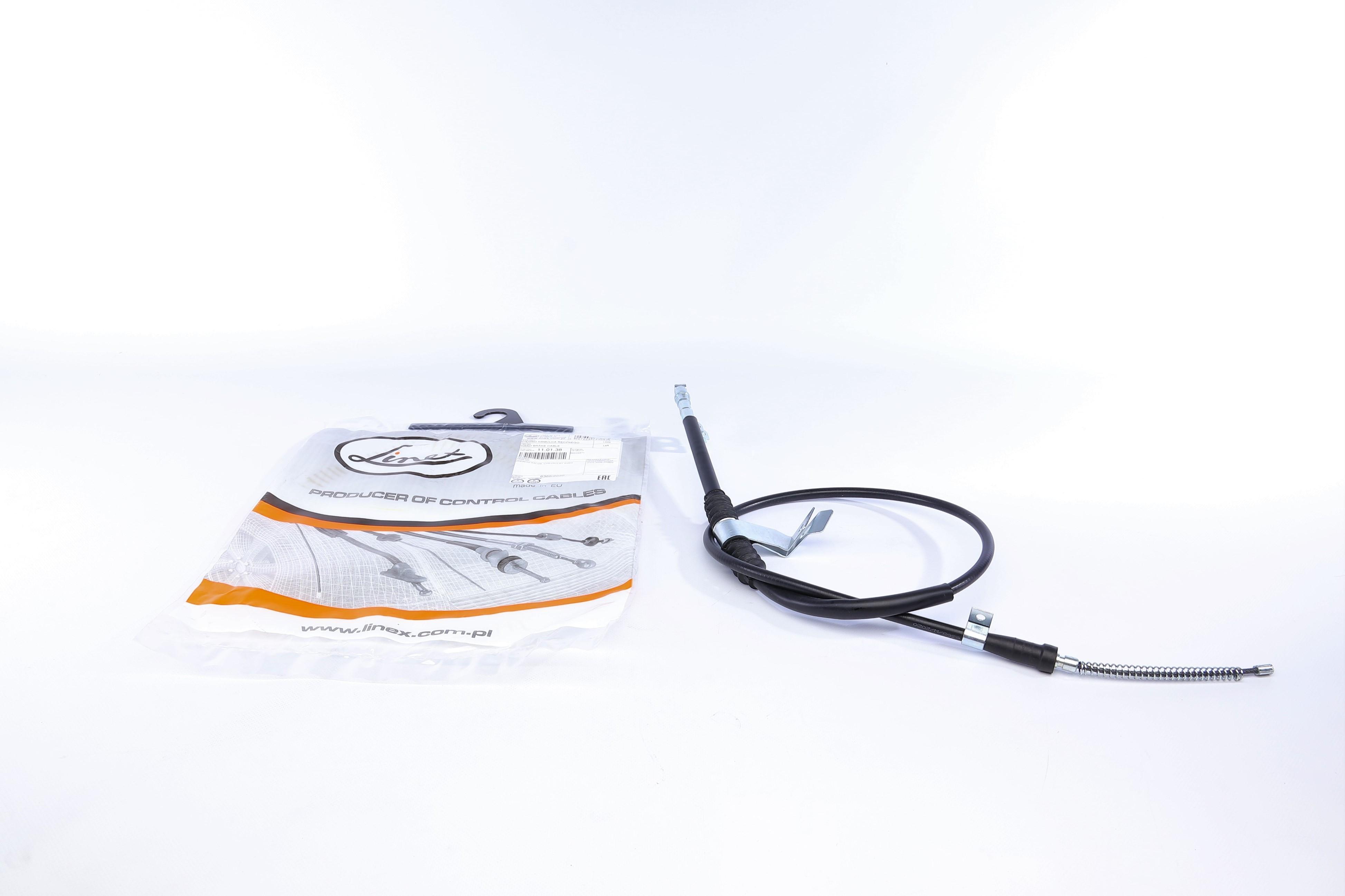 Трос ручника (задній) (L) Chevrolet Aveo/Kalos/Daewoo Kalos 03-06 (1396/1200mm)