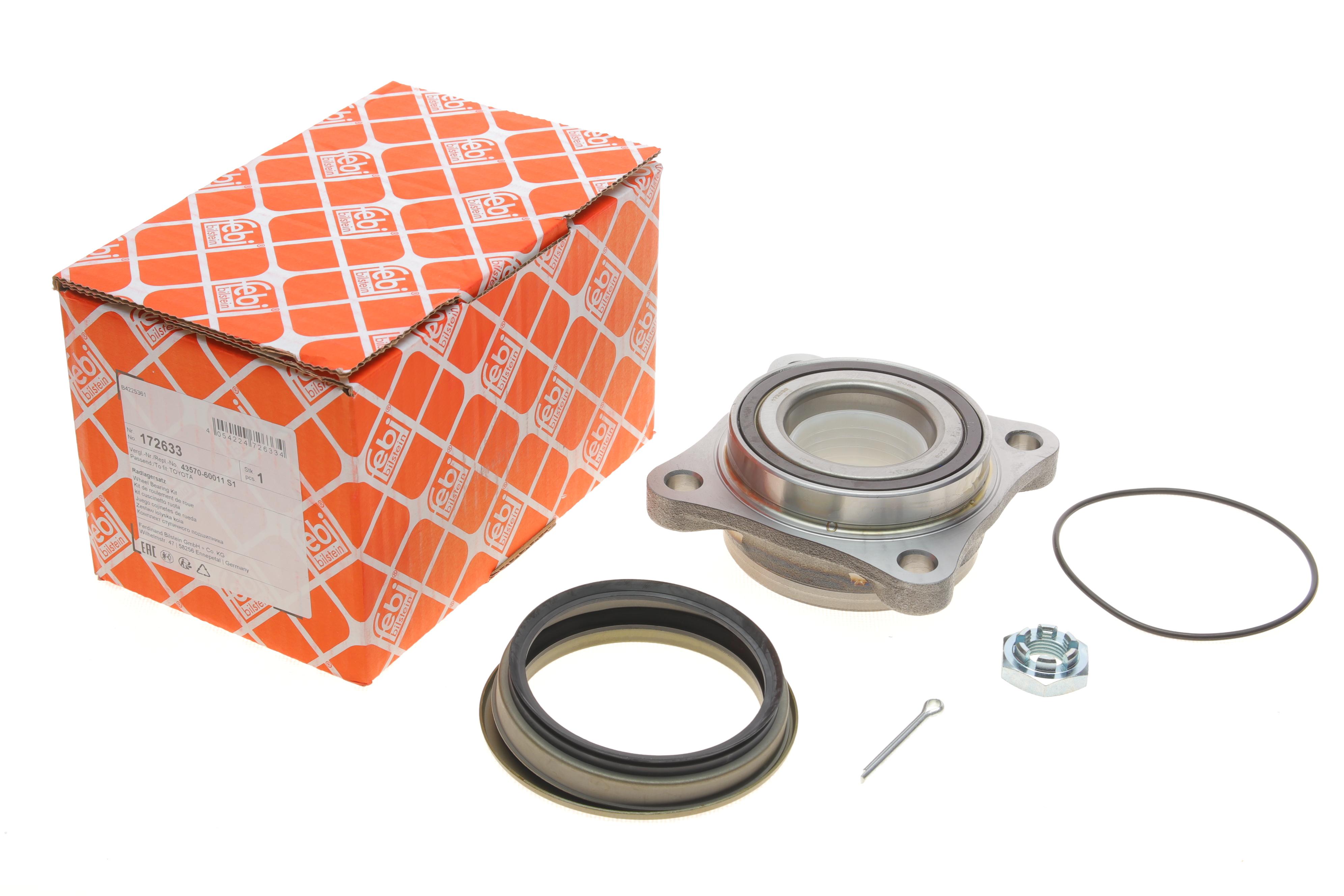 Підшипник маточини (передньої) Toyota Land Cruiser 02- (+ABS)